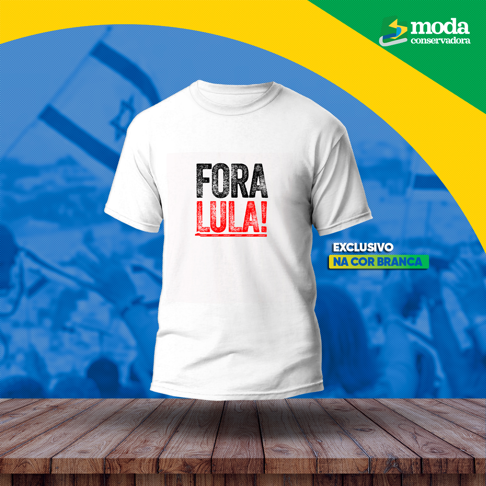 Camiseta UNISEX Fora Lula