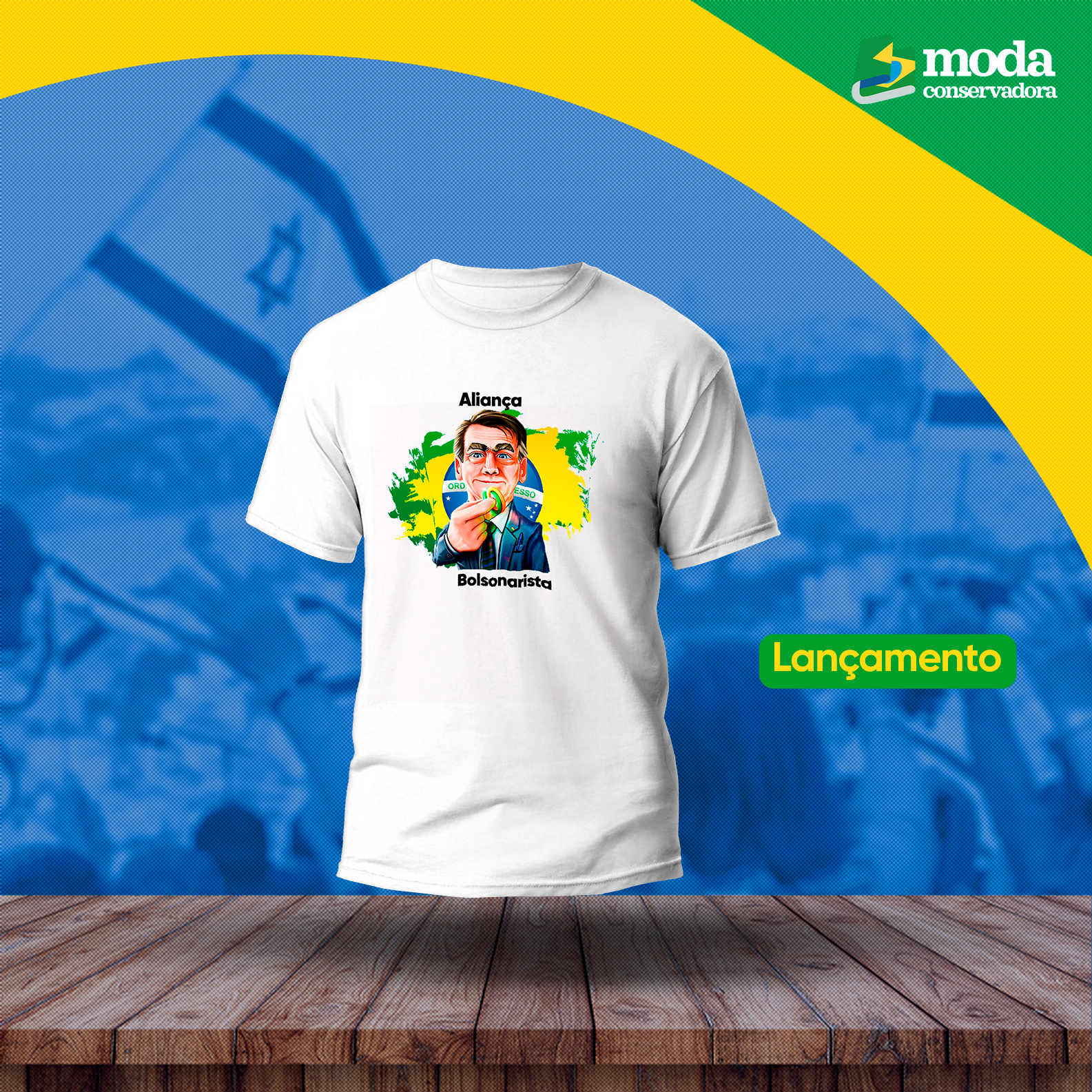 Camiseta Aliança Bolsonarista - Lançamento 2024