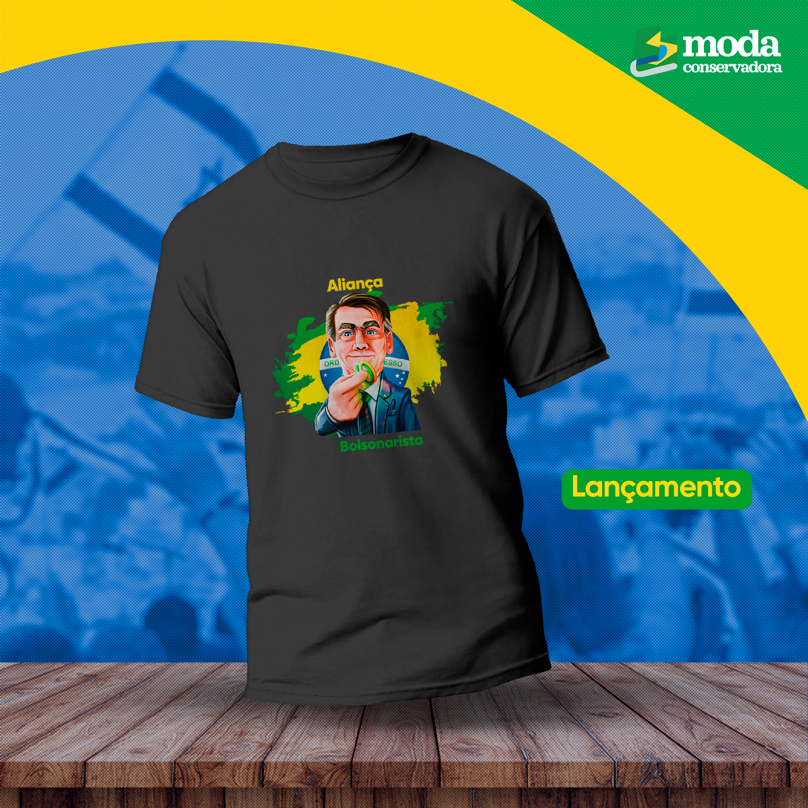 Camiseta Aliança Bolsonarista - Lançamento 2024