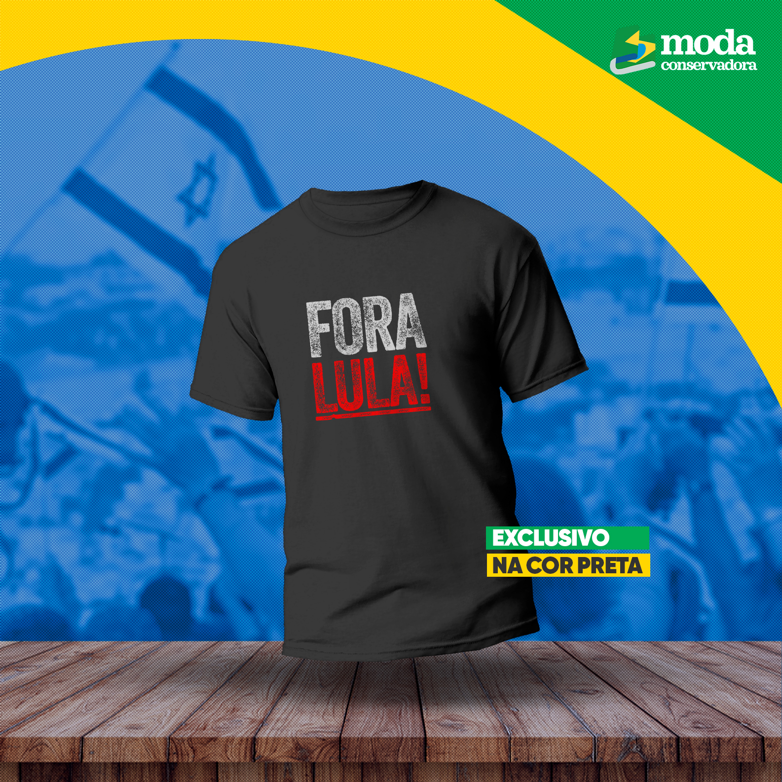 Camiseta UNISEX Fora Lula