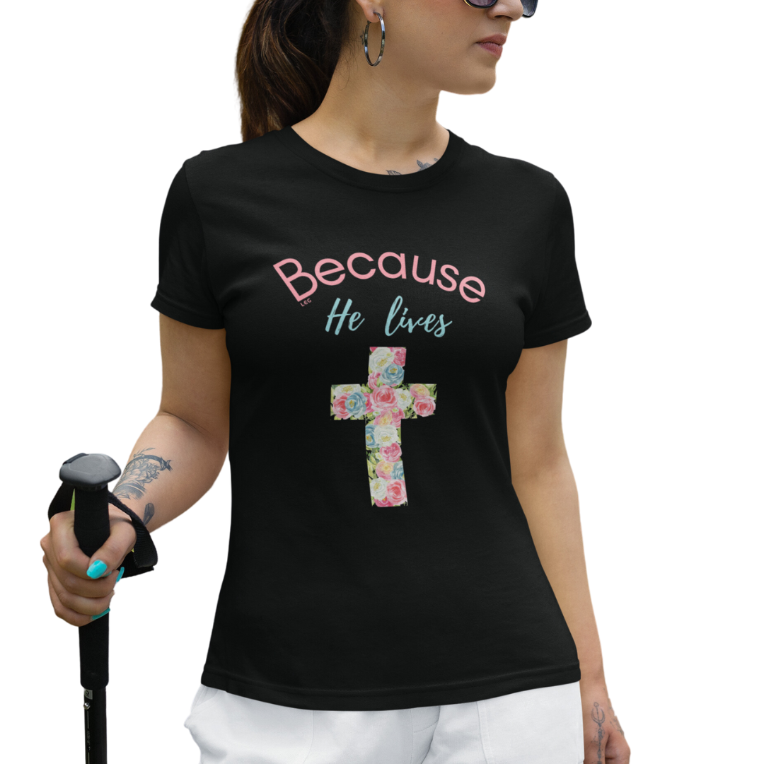 Camiseta Porque Ele Vive