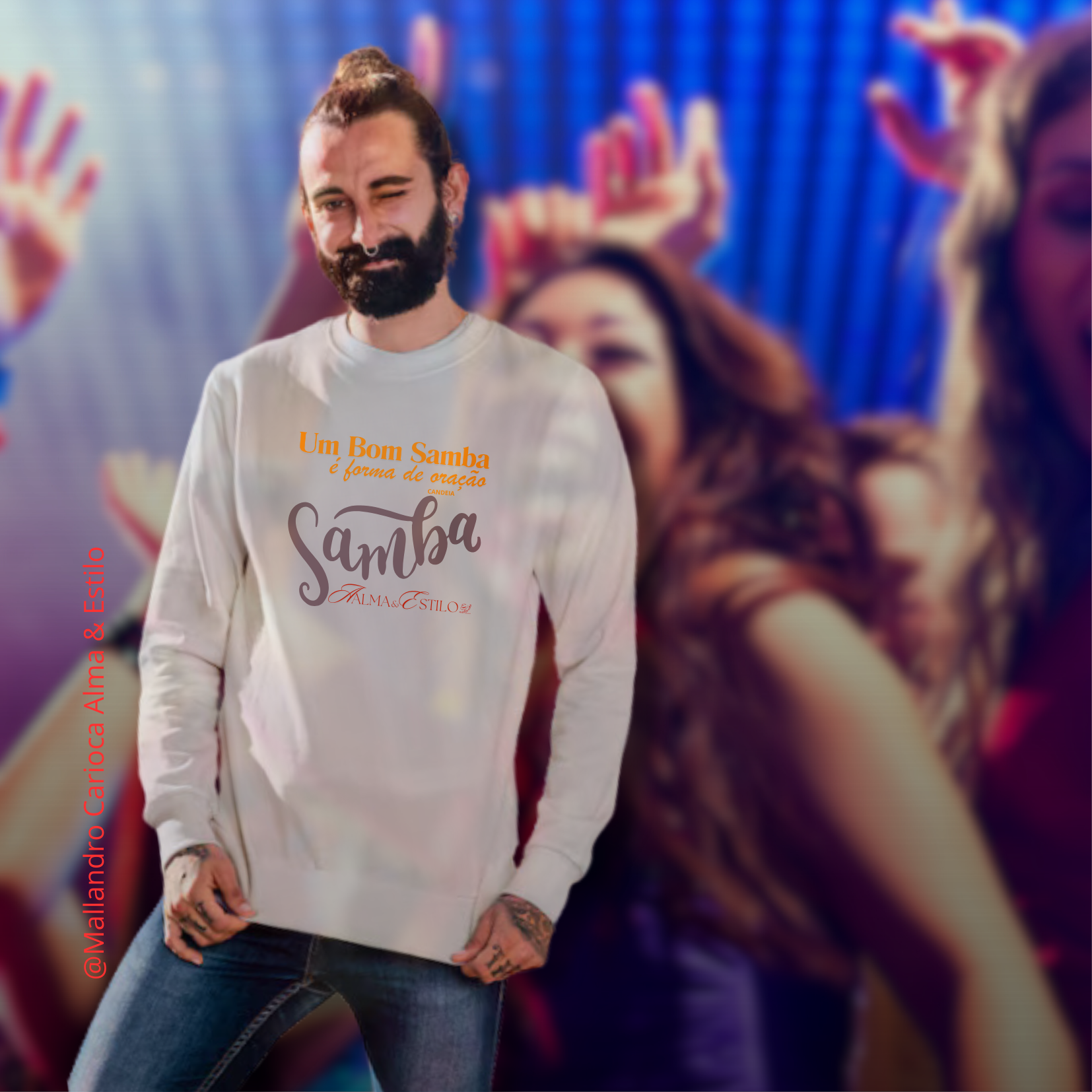 Moletom Blusão Um Bom Samba