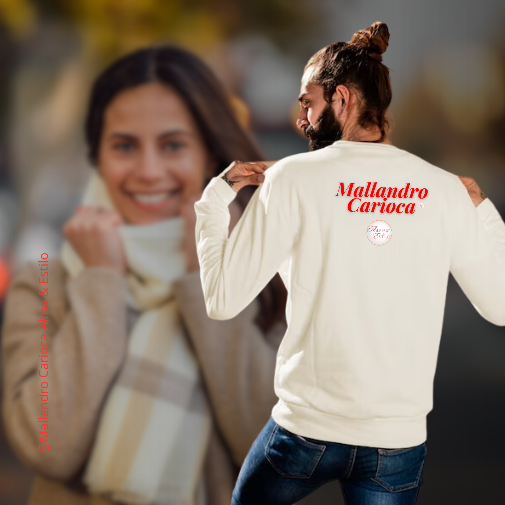 Moletom Com Zíper Mallandro Carioca