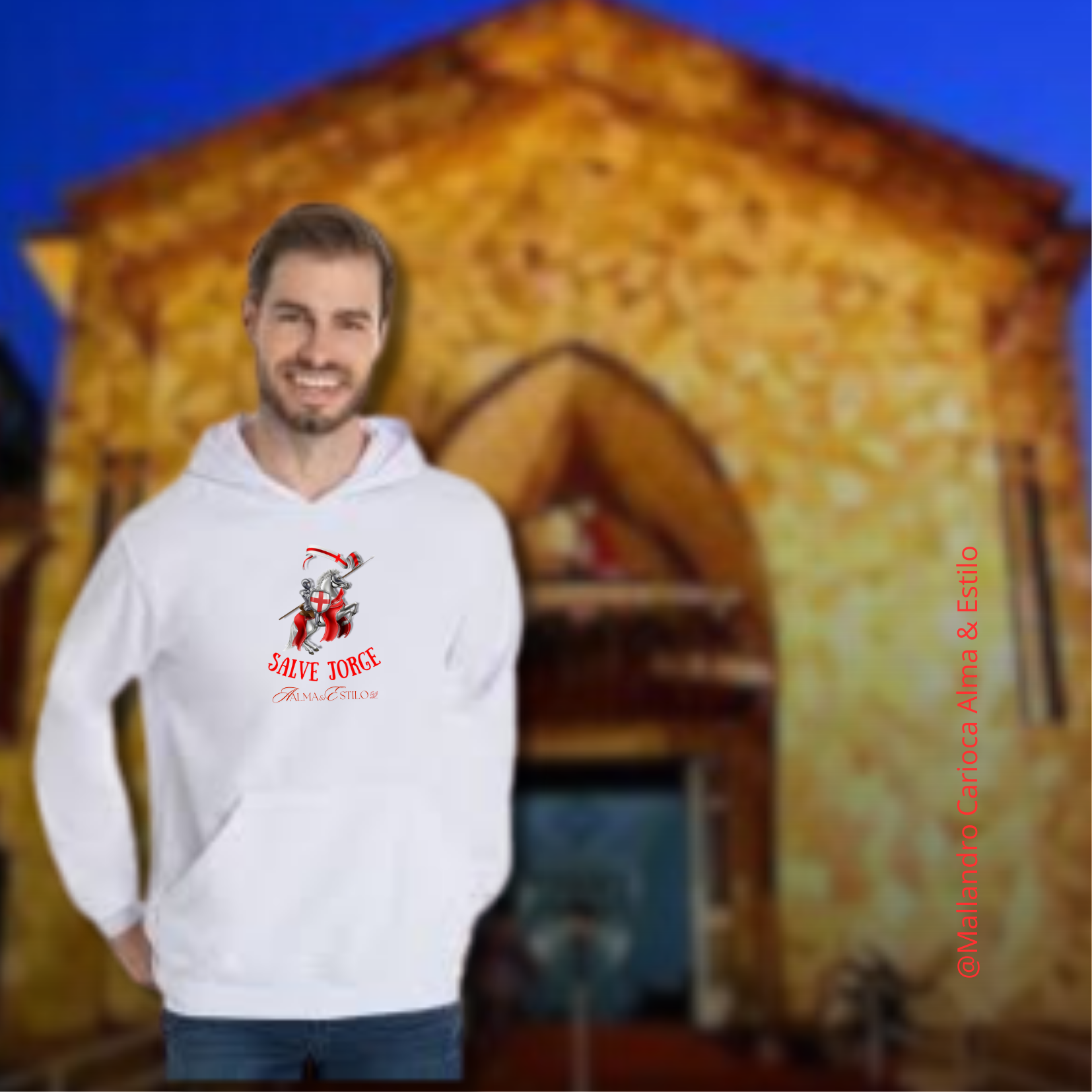 Moletom Canguru Salve Jorge