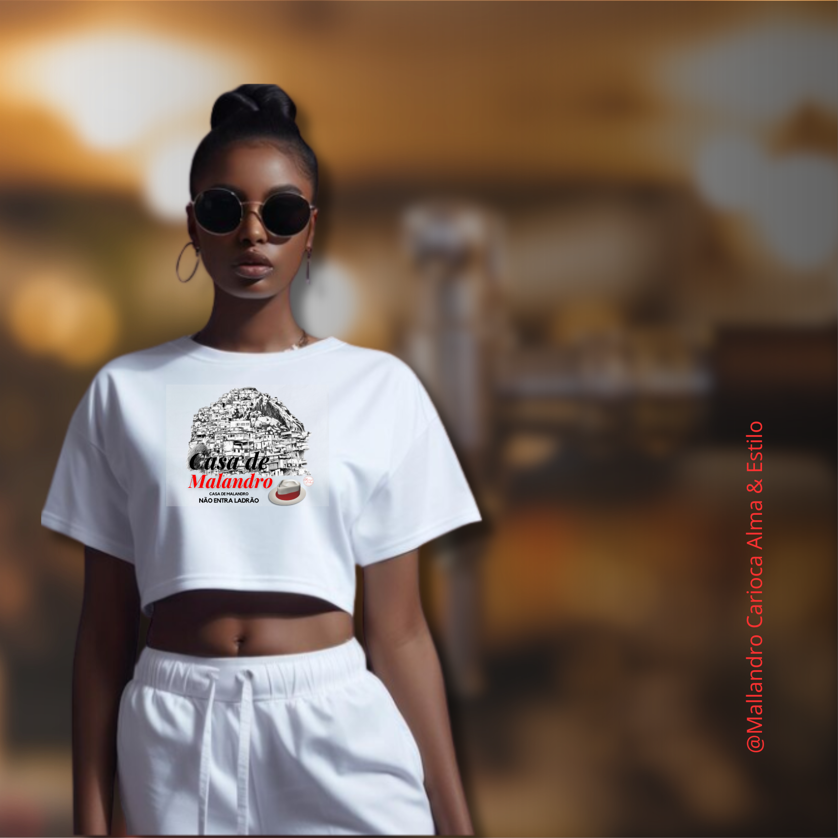 Cropped Casa de Malandro