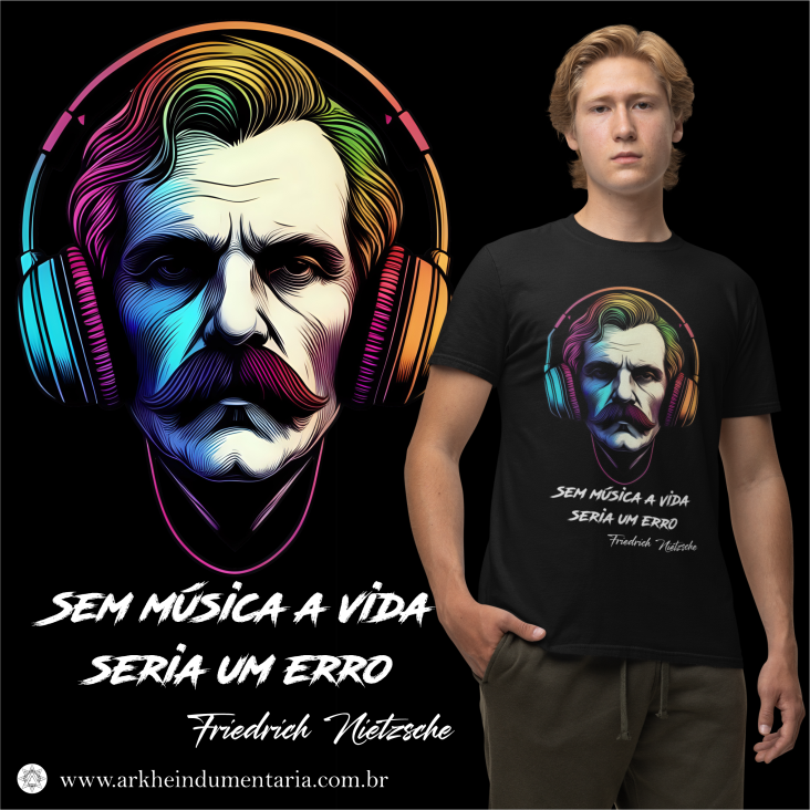 Nietzsche / Frase / Música [UNISEX]