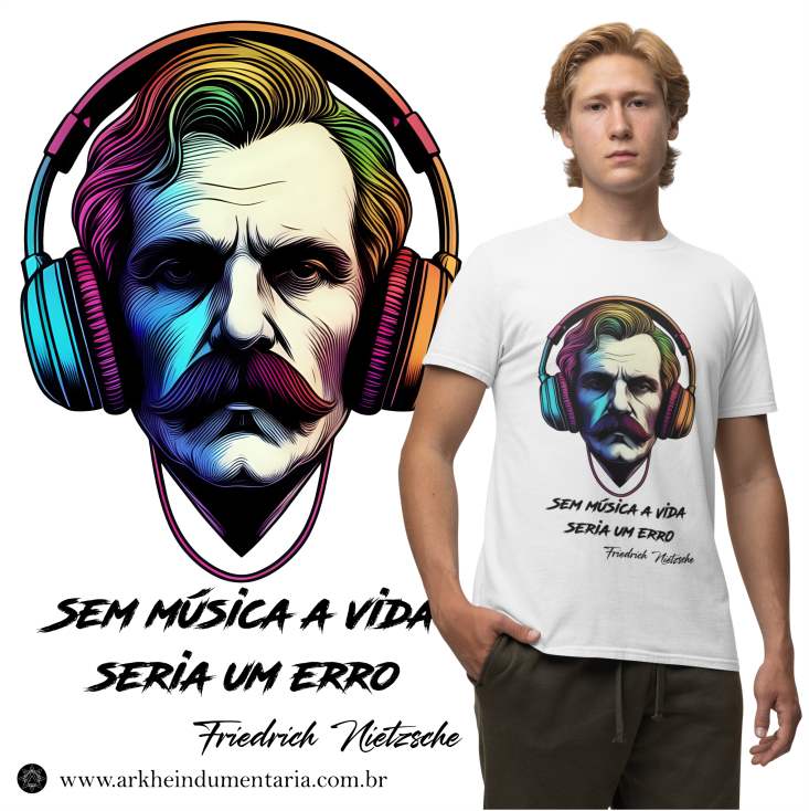 Nietzsche / Frase / Música [UNISEX]