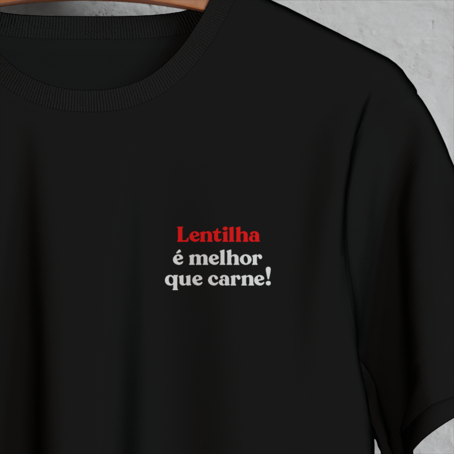 Lentilha é melhor que carne (Minimal)