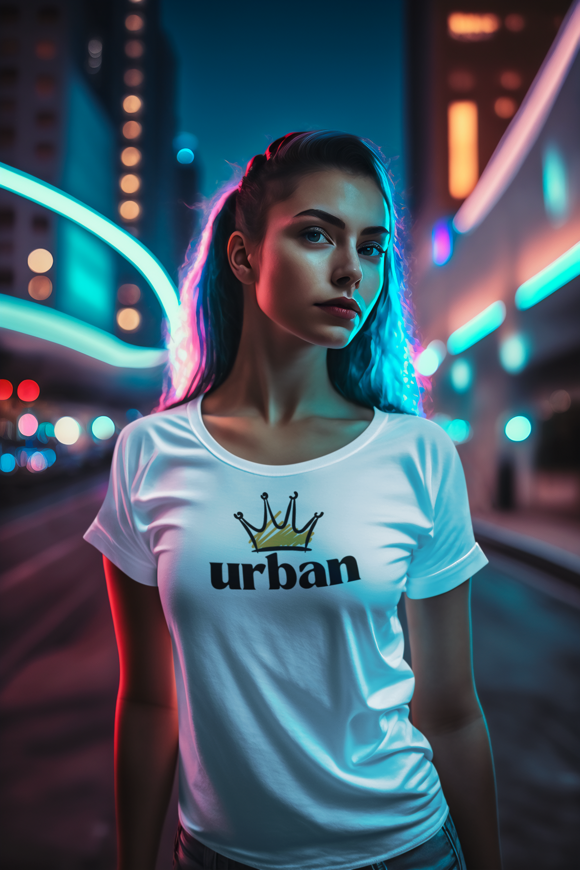 Camisa feminina urban oficial branca