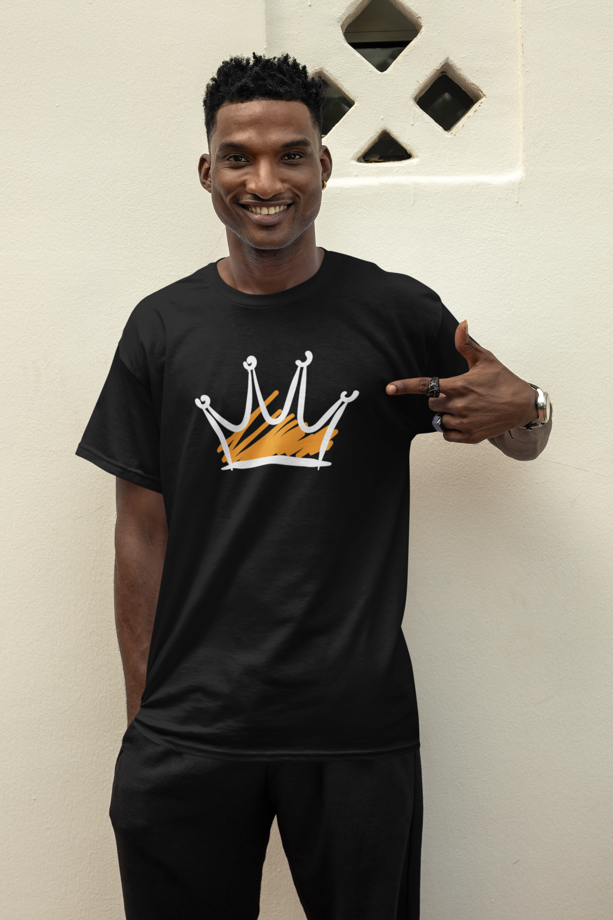 Camisa preta coroa - Oficial 