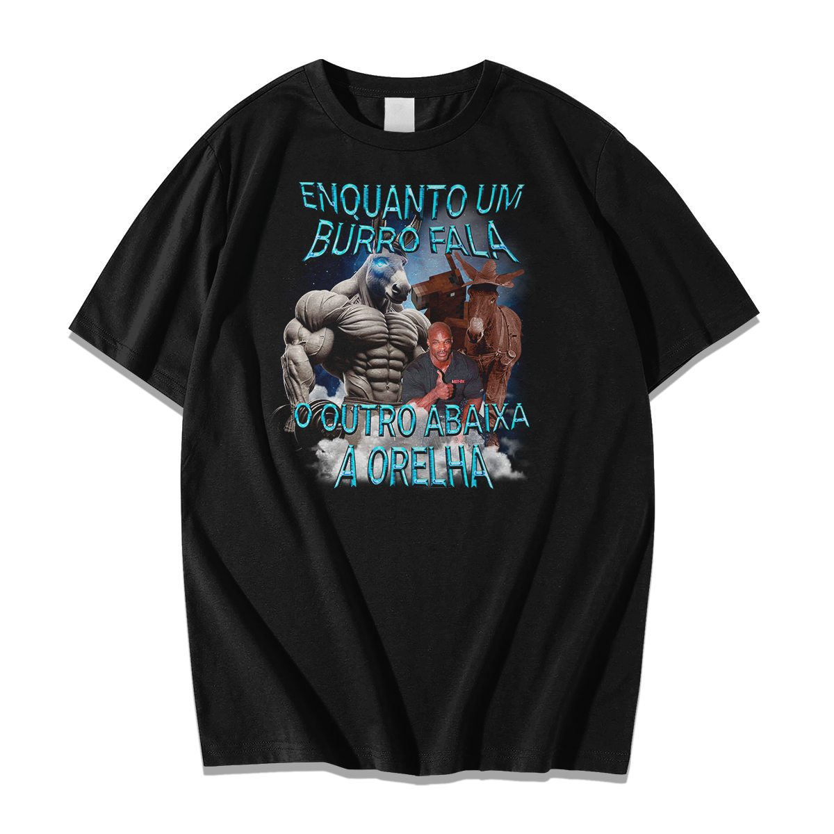 Nome do produto: ENQUANTO UM BURRO FALA, O OUTRO ABAIXA A ORELHA