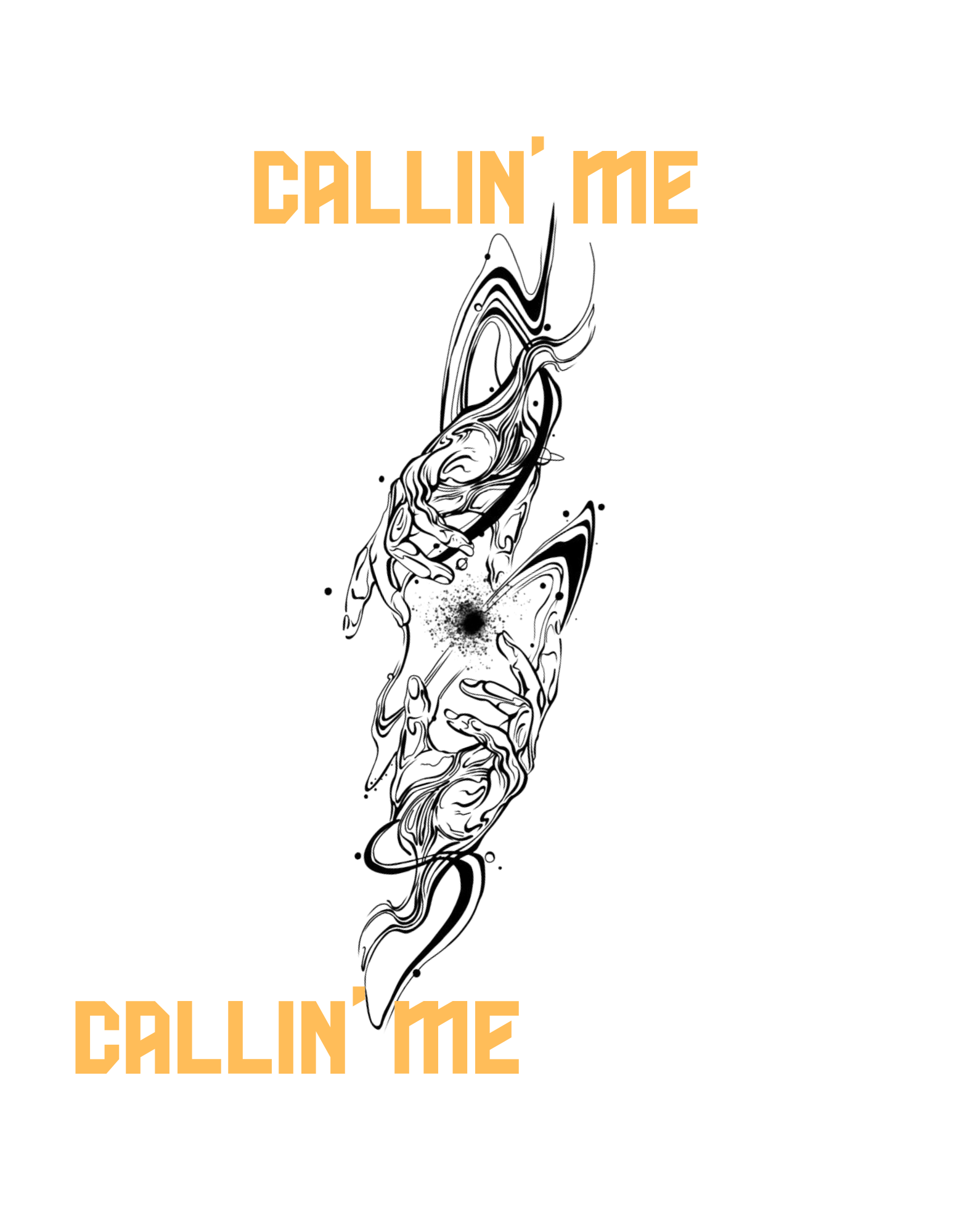 Camiseta - CALLIN' ME - Branca 