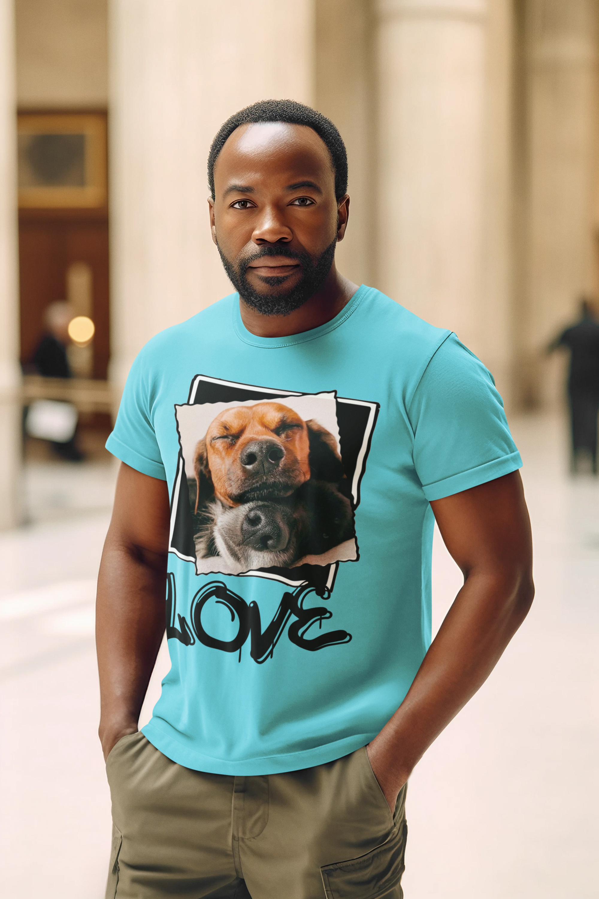 CAMISETA  DOG LOVE