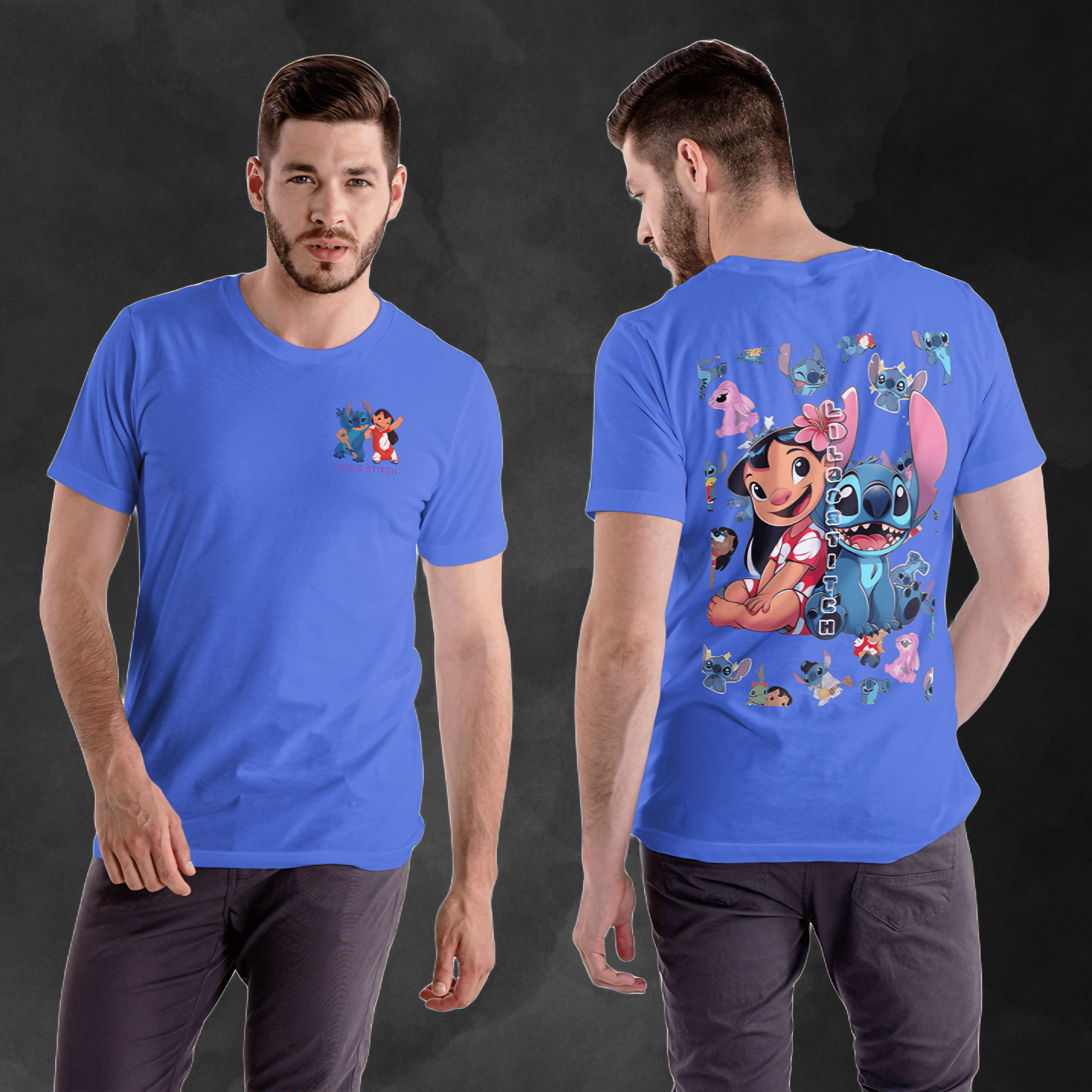 T-shirt Premium Lilo & Stitch