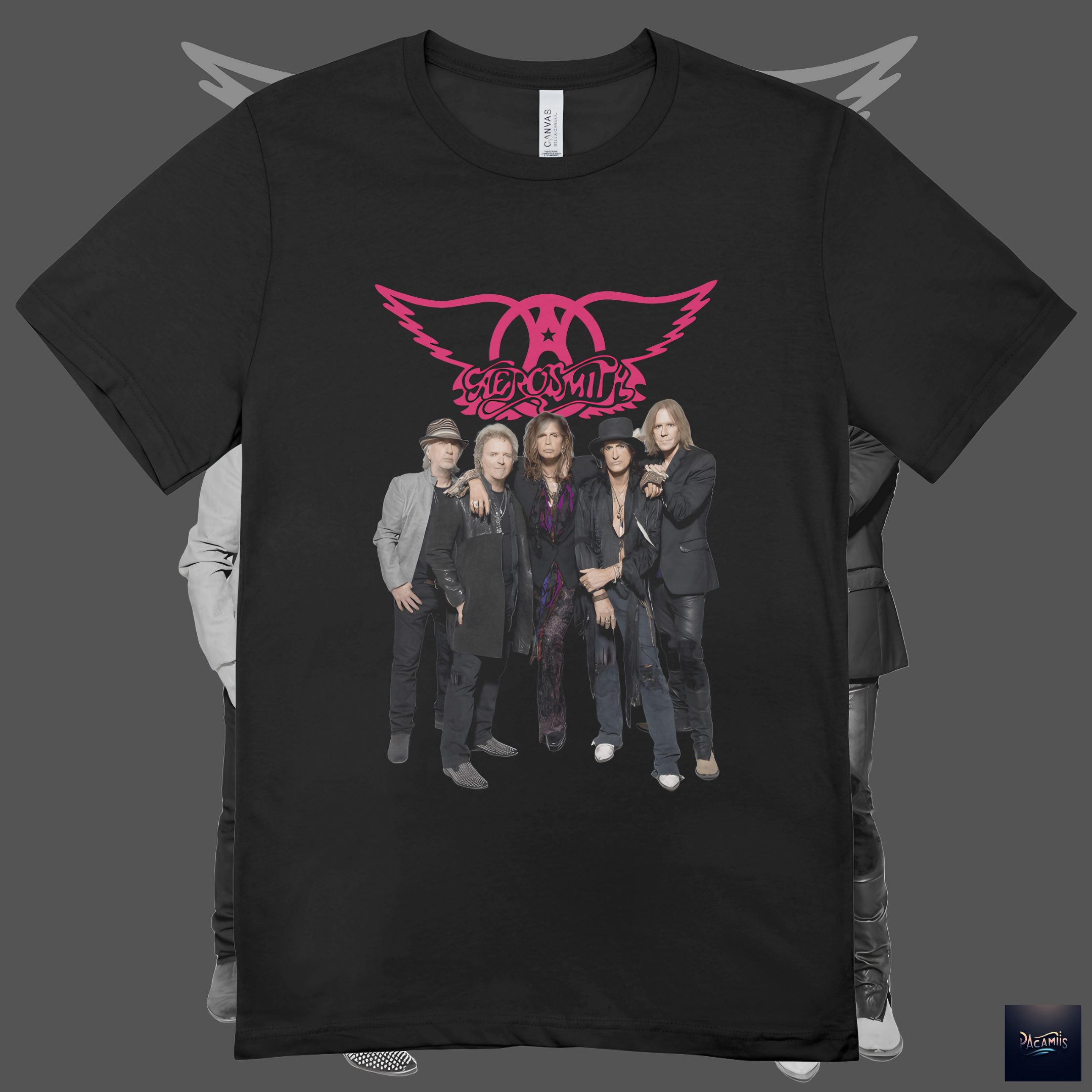 T-shirt Unissex Aerosmith band