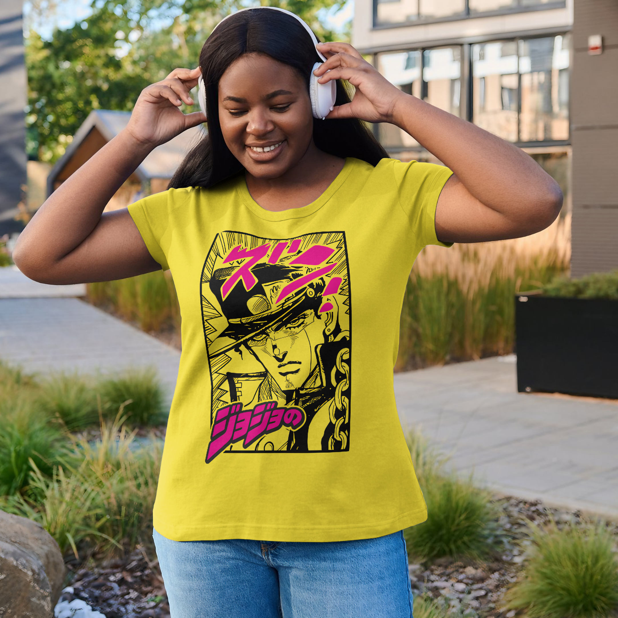 T-shirt Feminino Premium Jotaro Kujo