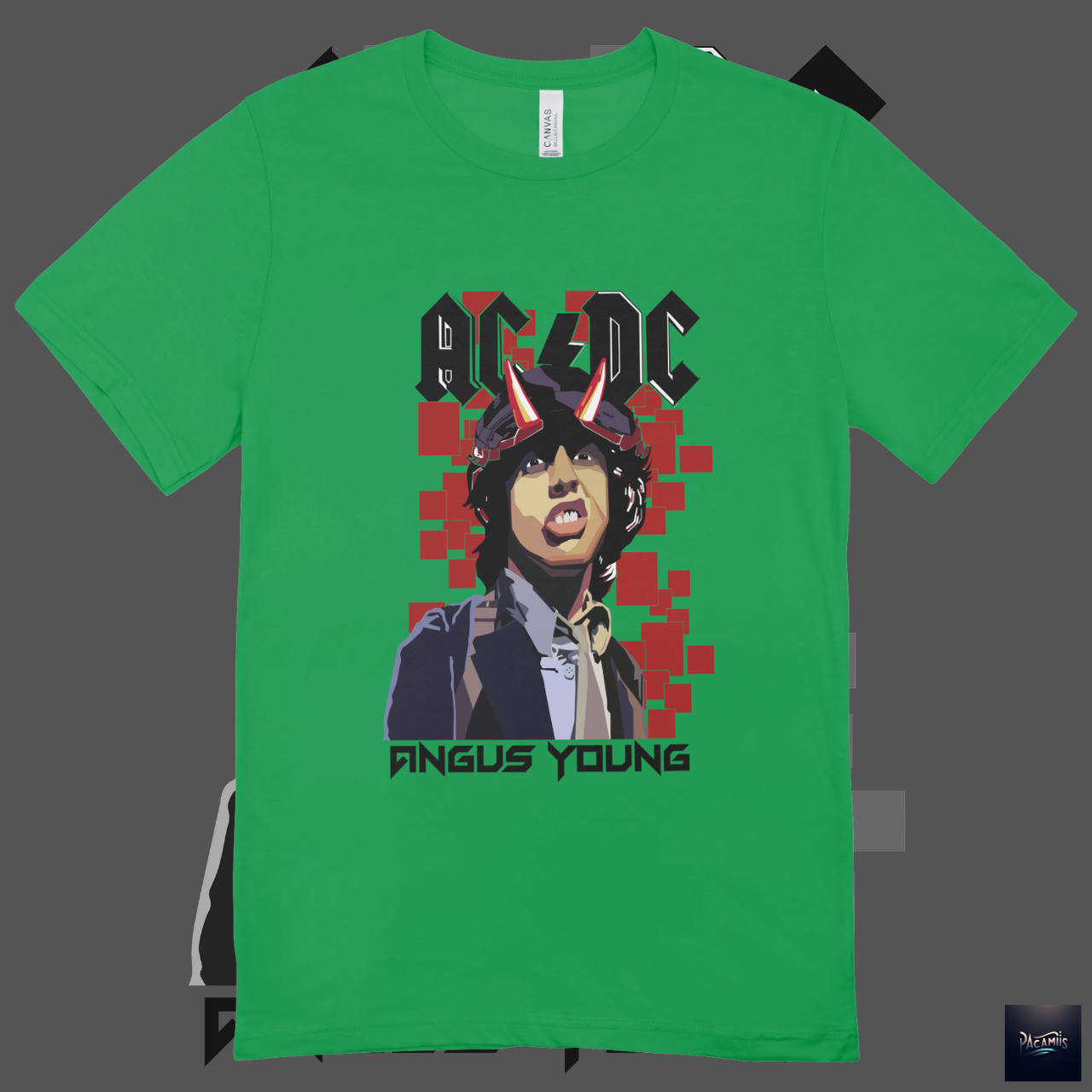 T-shirt Unissex AC/DC Angus Young