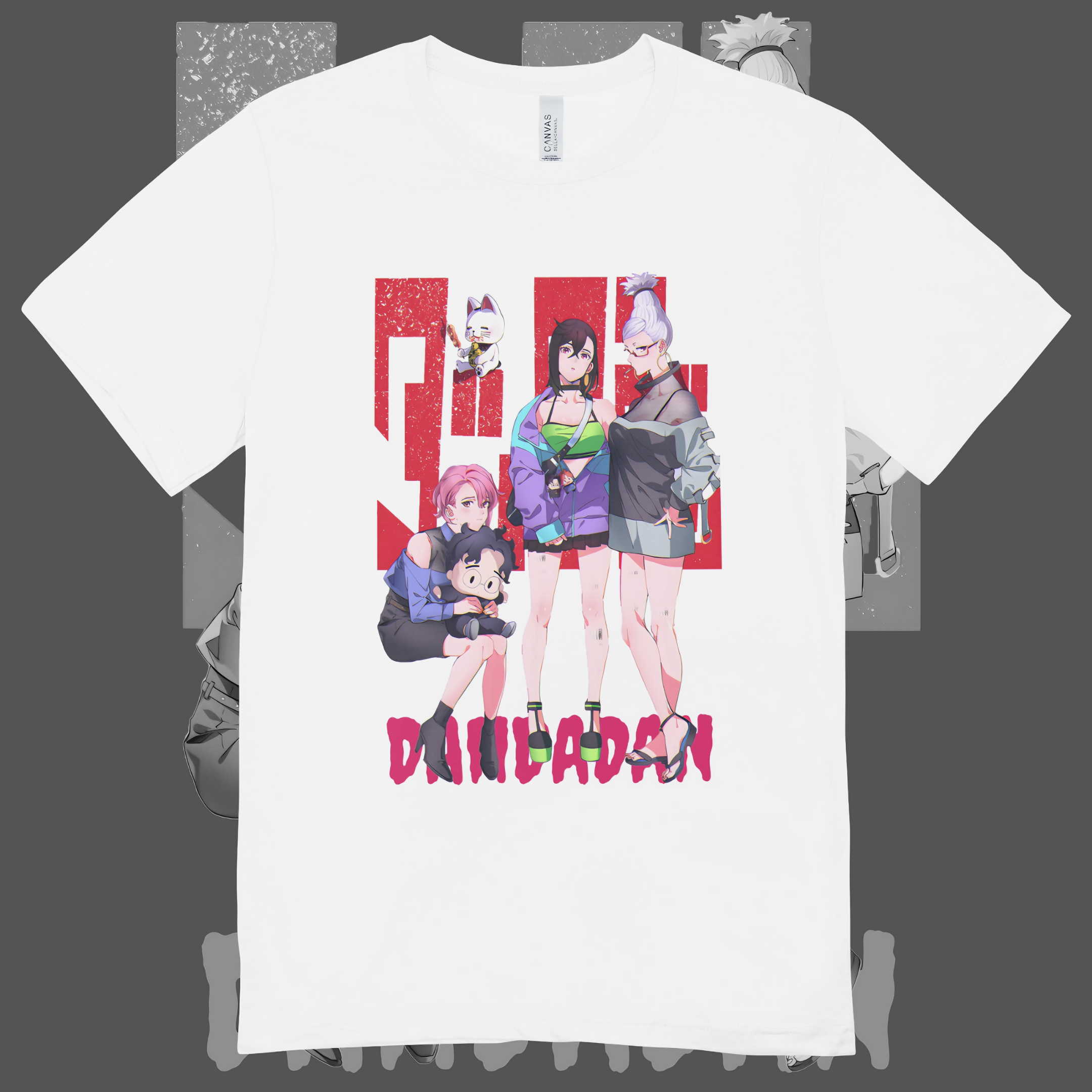 T-shirt Premium Unissex Dandadan Aira-Momo-Seiko