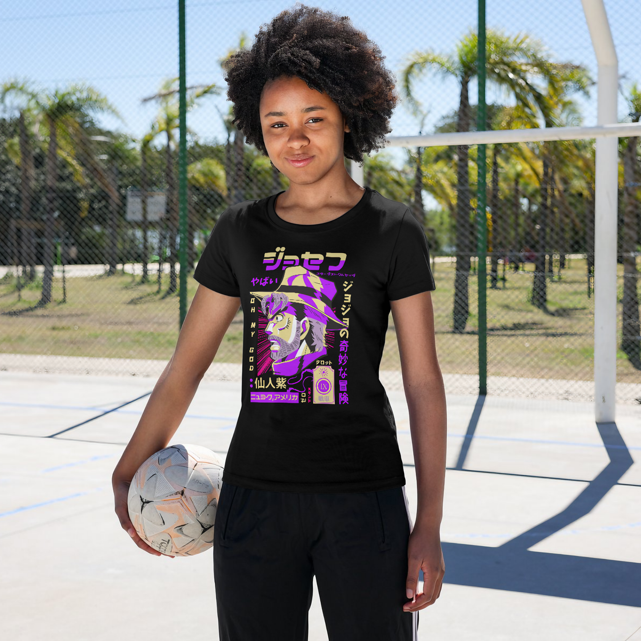 T-shirt Feminino Joseph Joestar