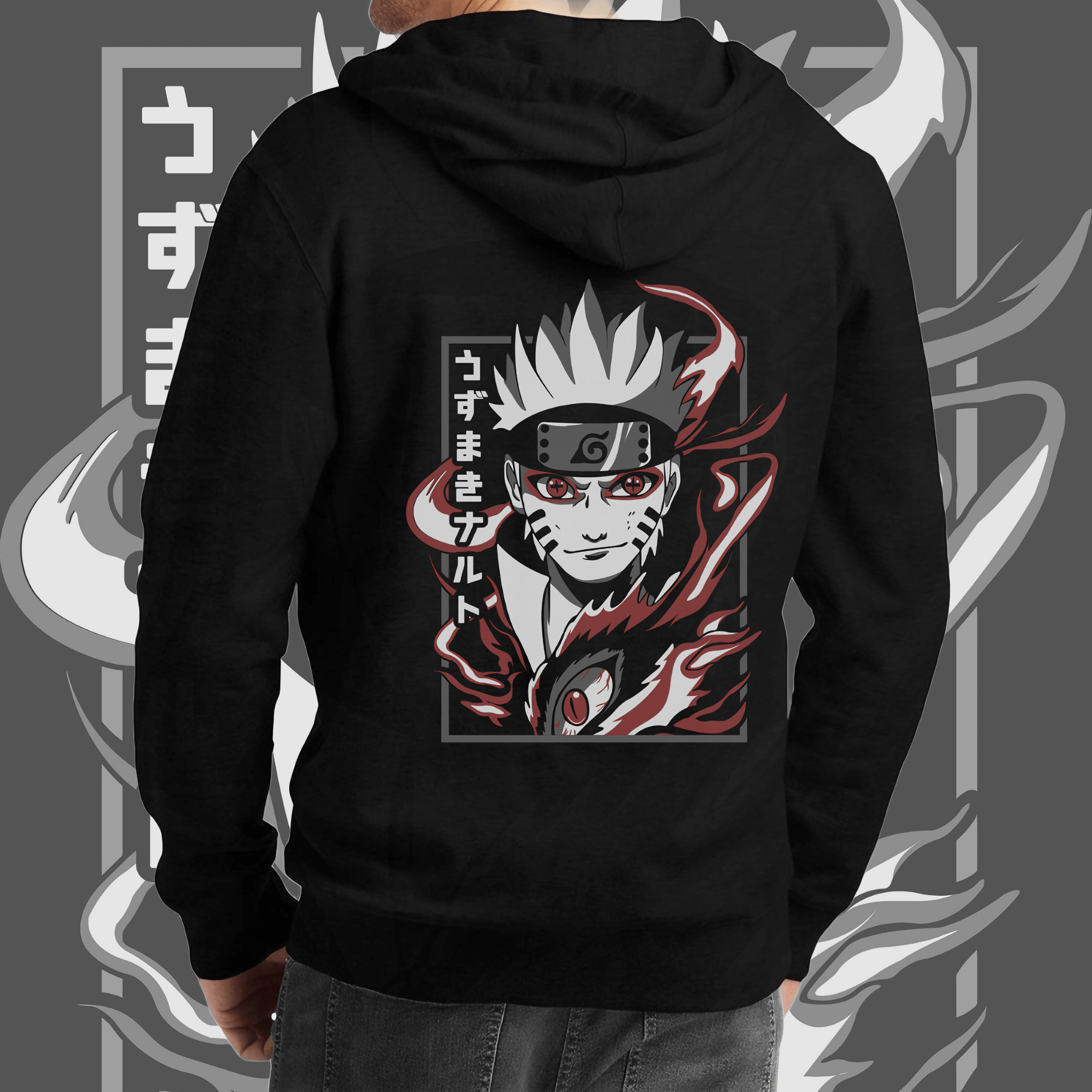 Moletom Zíper Naruto Uzumaki