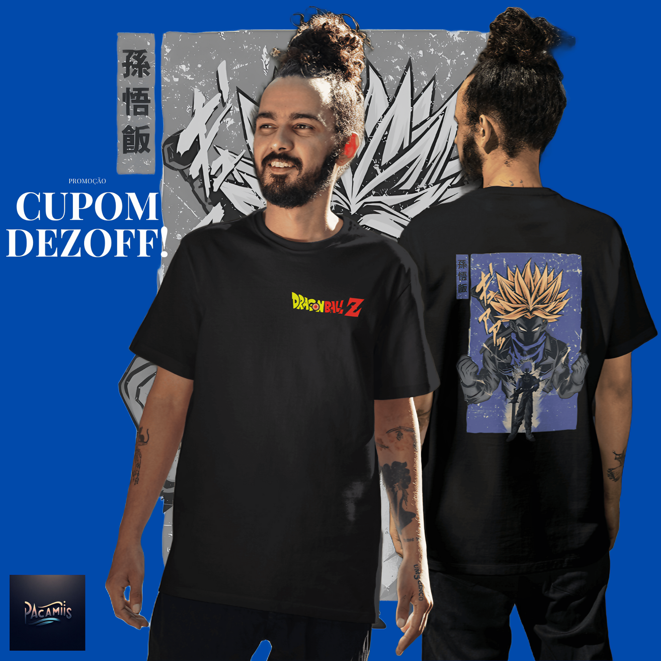 T-shirt Premium Unissex Trunks DBZ