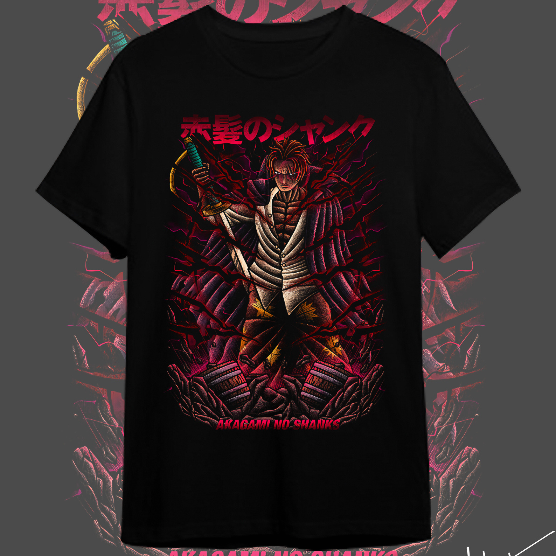 T-shirt Premium One Piece Akagami no Shanks