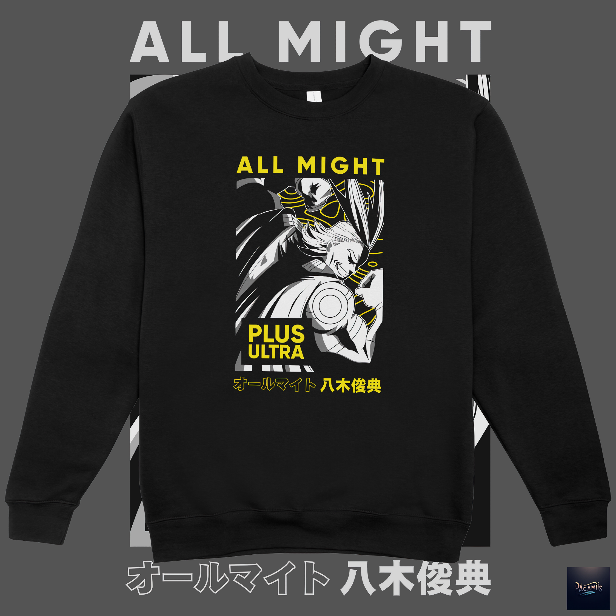 Moletom Fechado My Hero All Might