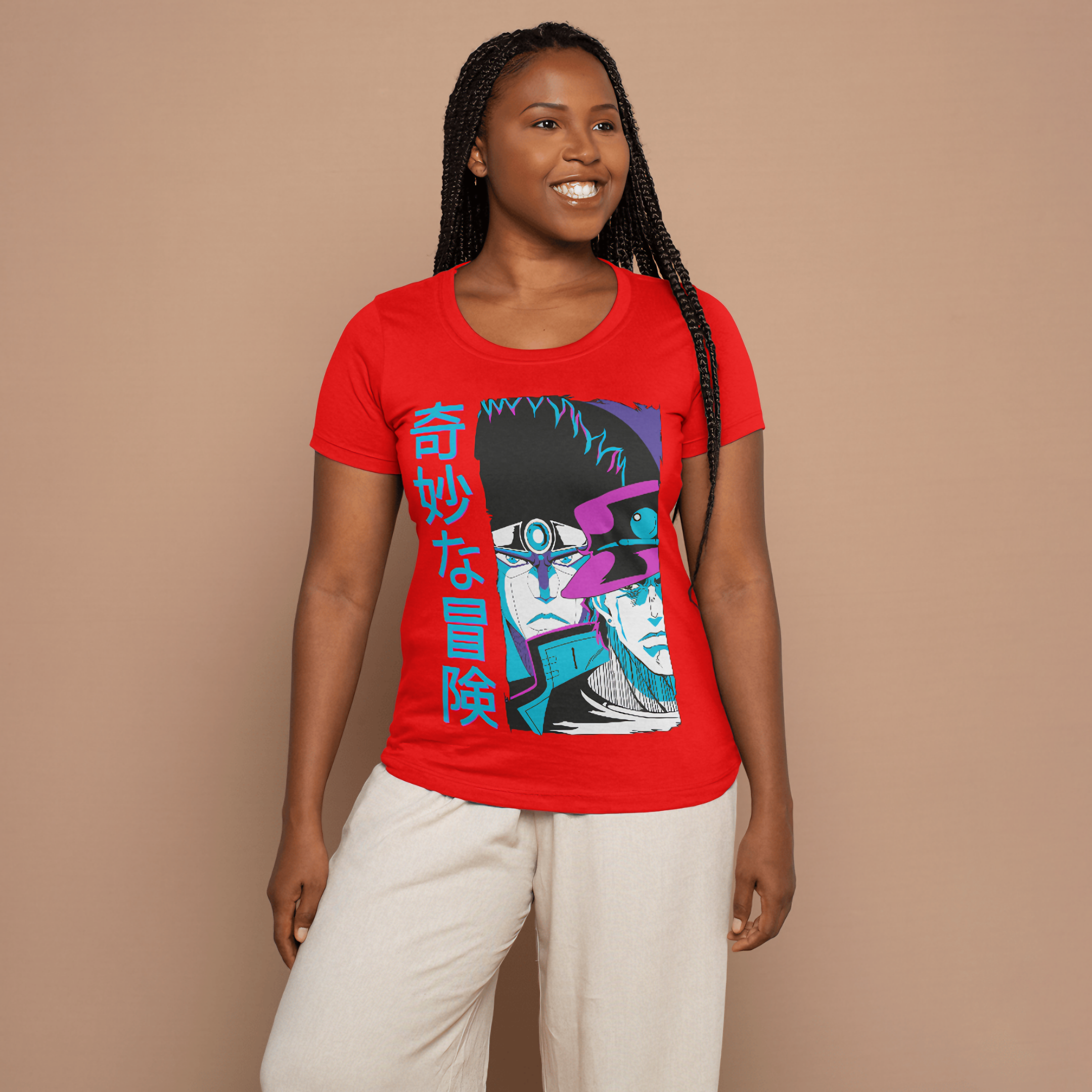 T-shirt Feminino JoJo's Bizarre Adventure