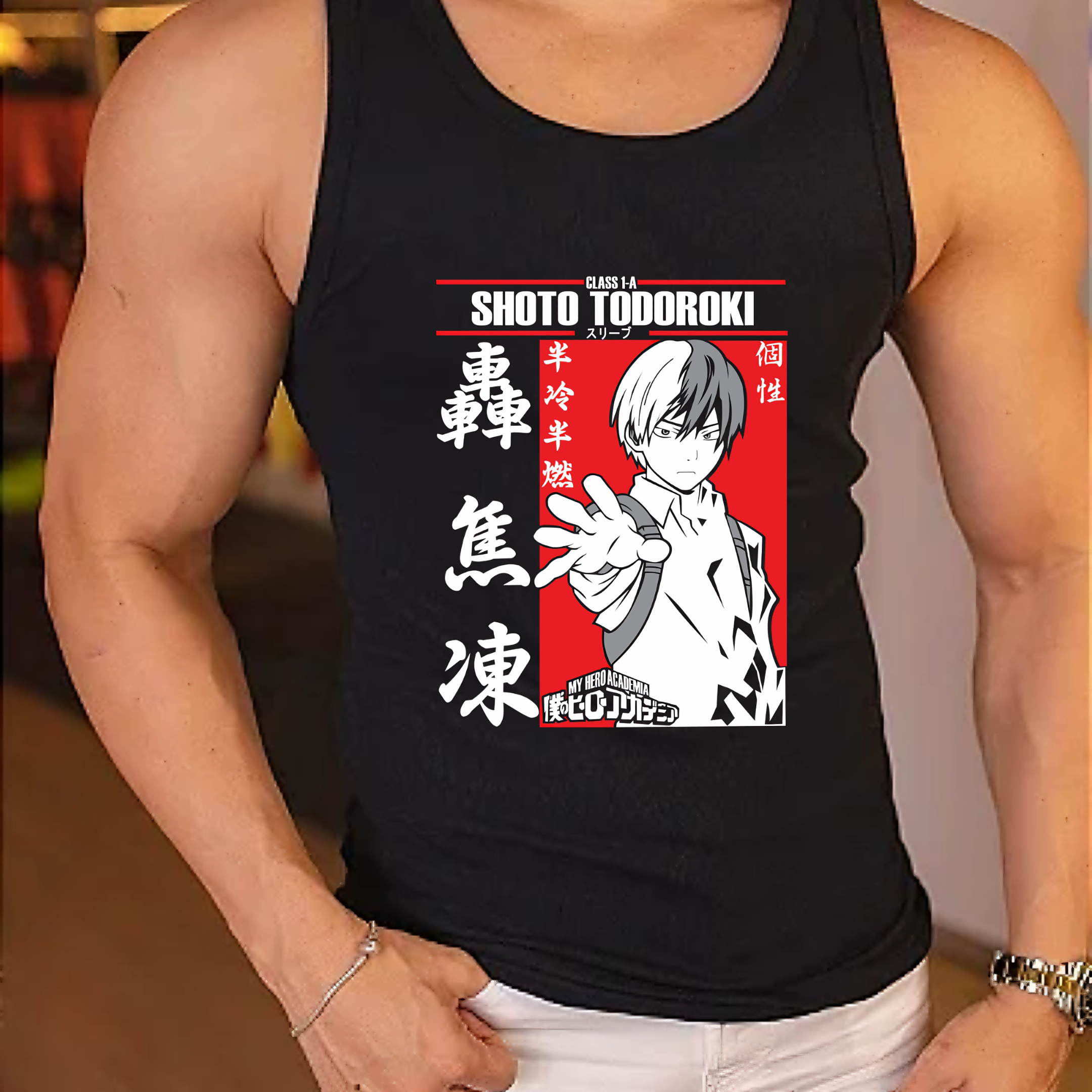 Gym My Hero Shoto Todoroki