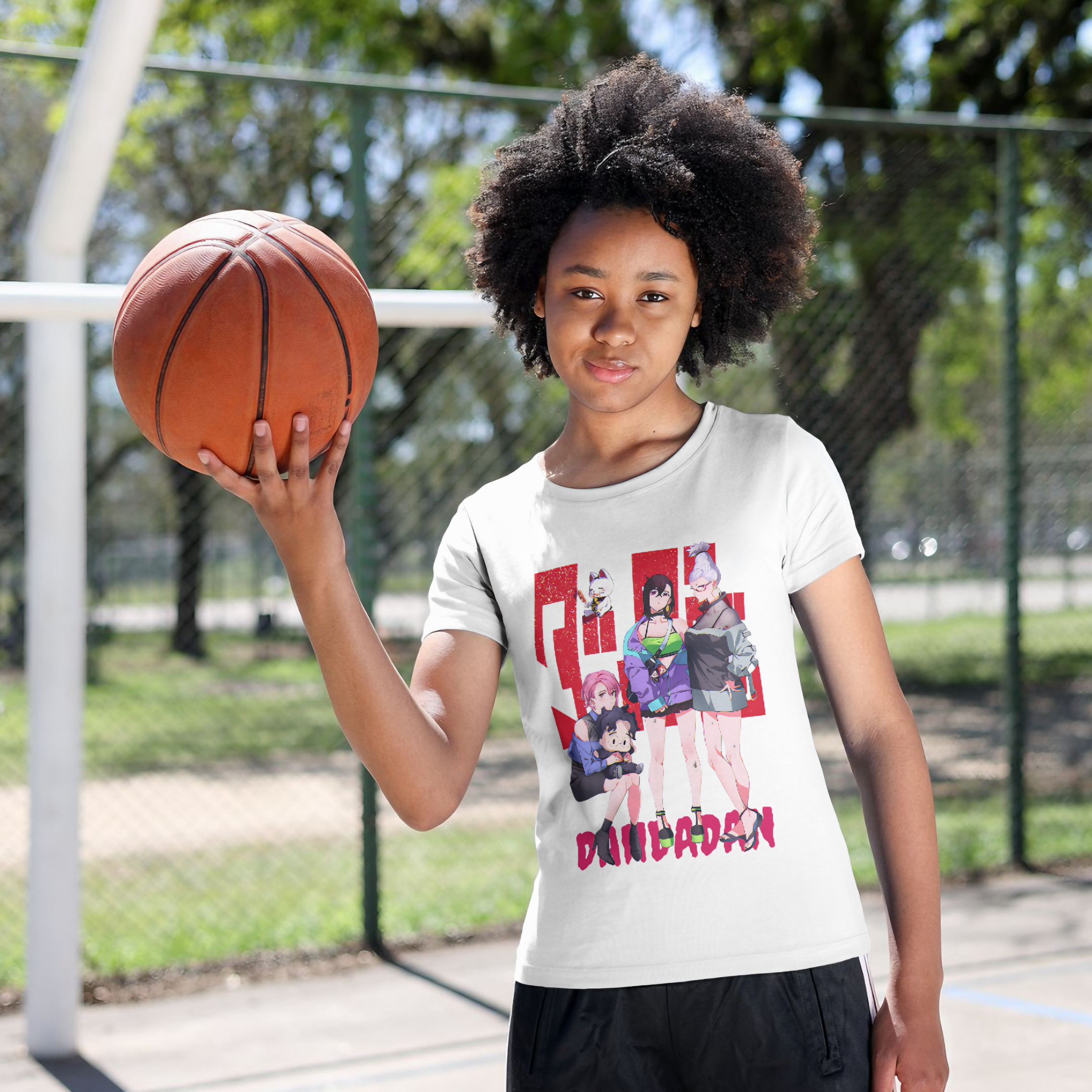 T-shirt Premium Feminino Dandadan Aira-Momo-Seiko