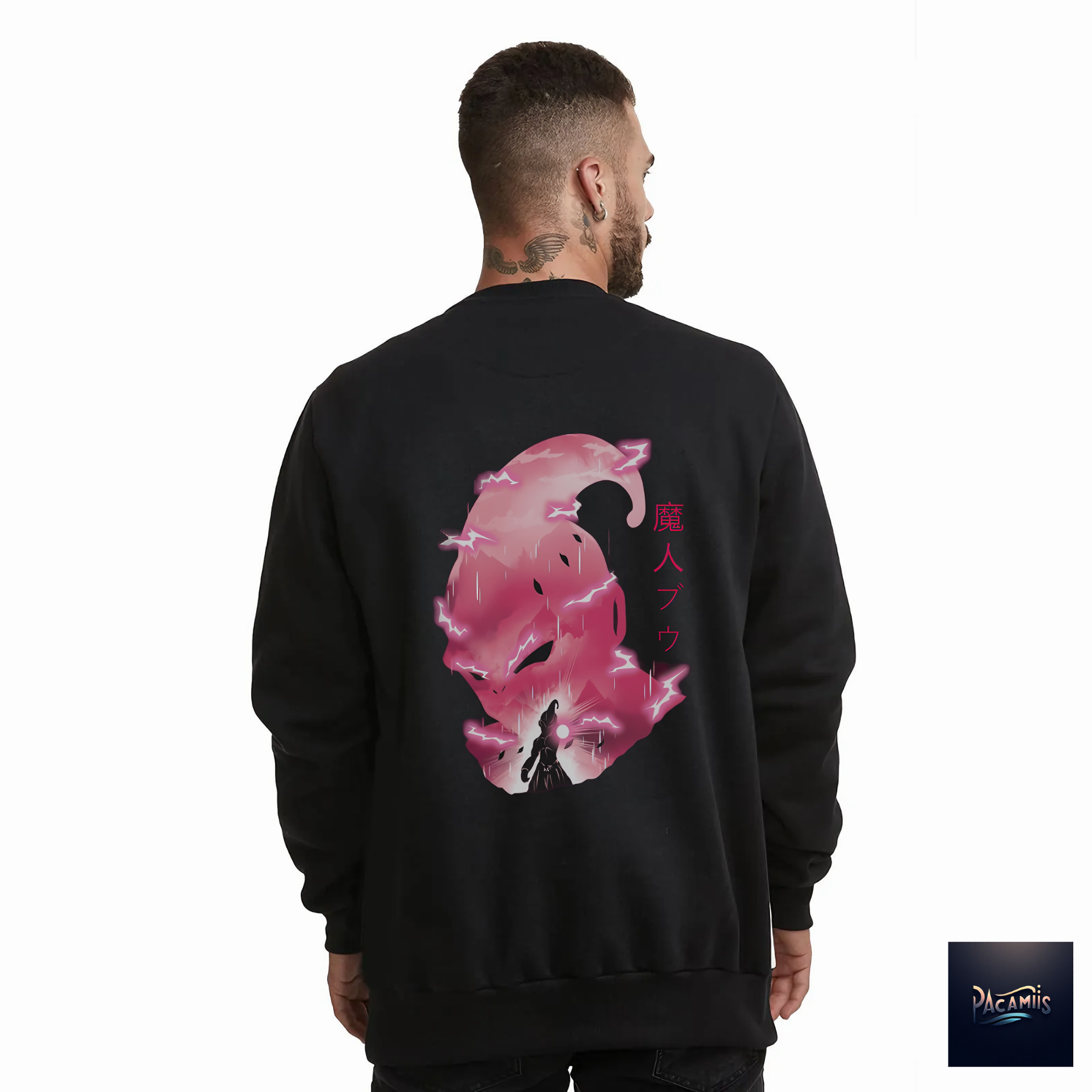 Moletom Premium Fechado Majin Boo DBZ