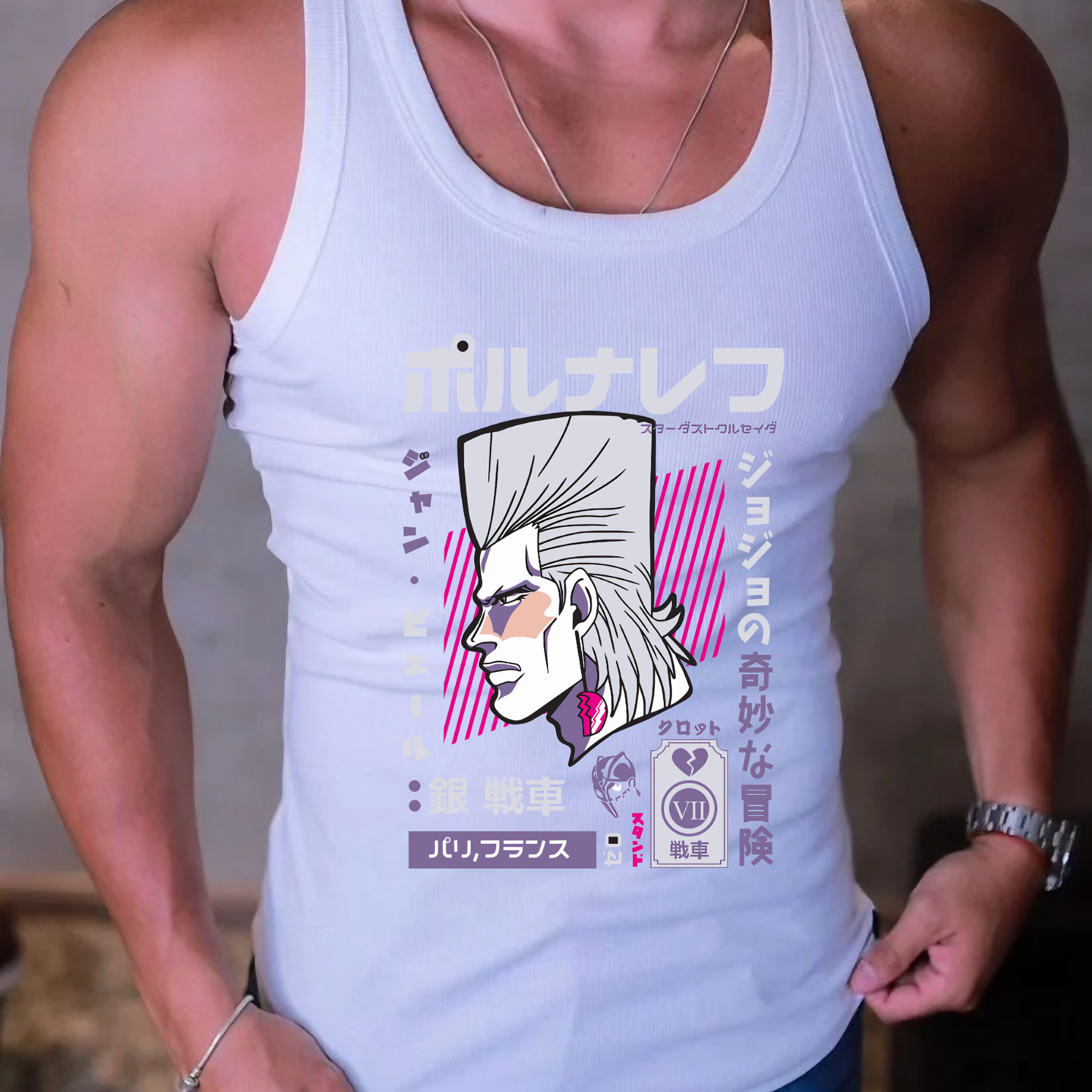 Gym JoJo’s Bizarre Adventure Jean Pierre Polnareff