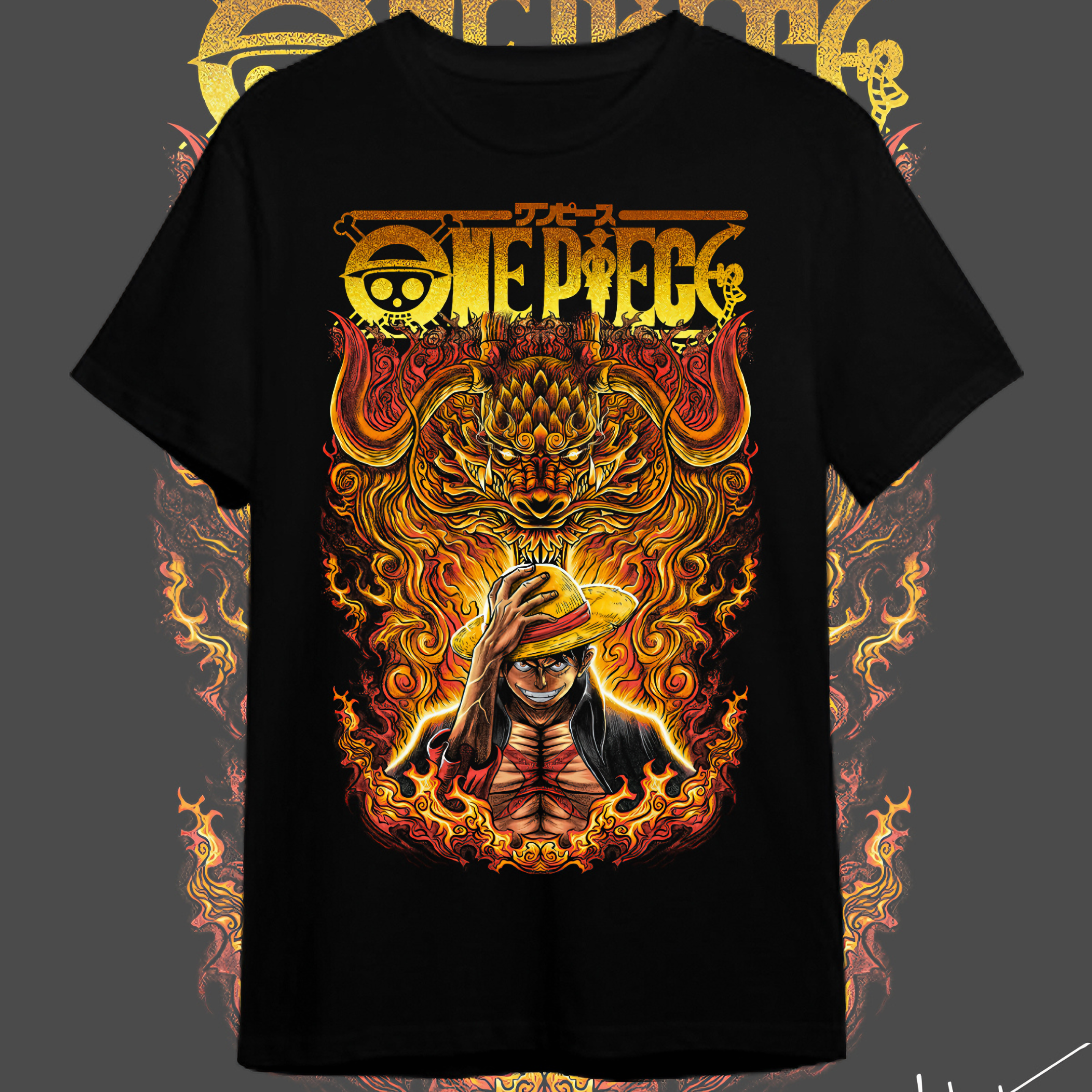 T-shirt Premium One Piece Monkey D. Luffy III