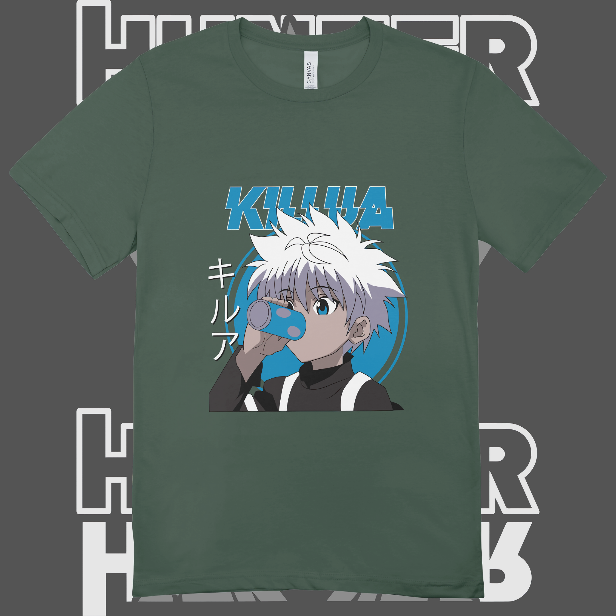 T-shirt Unissex HunterxHunter Killua Zoldick