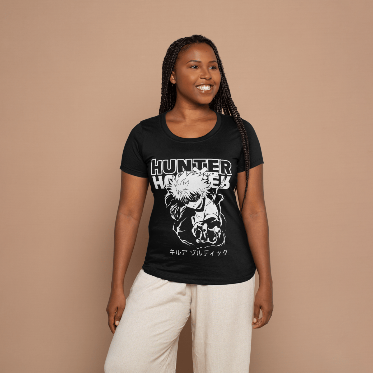 T-shirt Feminino HXH Killua Zoldick