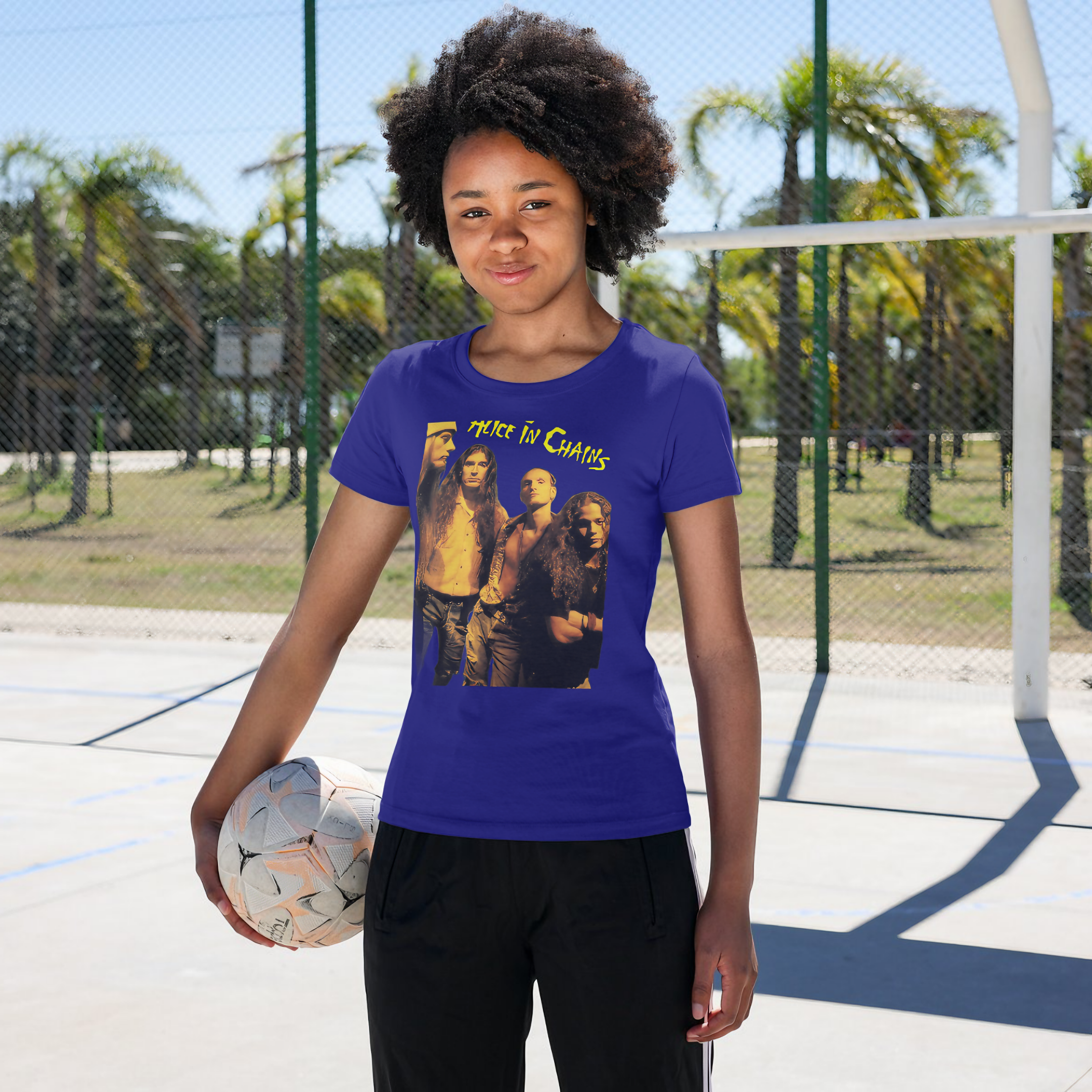 T-shirt Feminino Alice in Chains Band