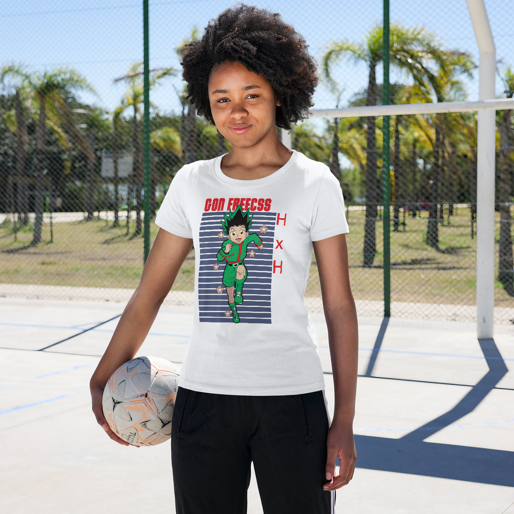 T-shirt Feminino HXH Gon Freecss