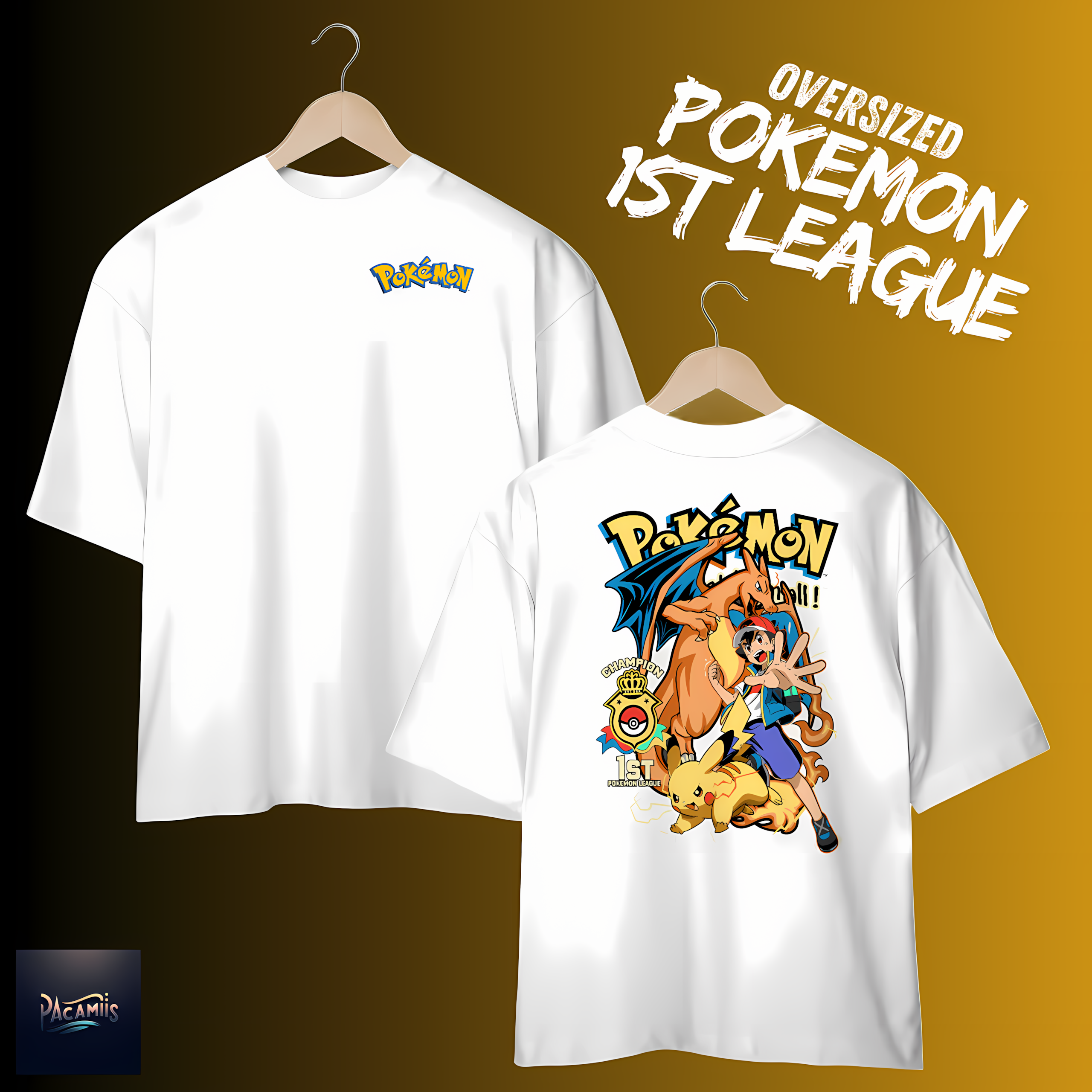 T-shirt Oversized Pokémon 1st League