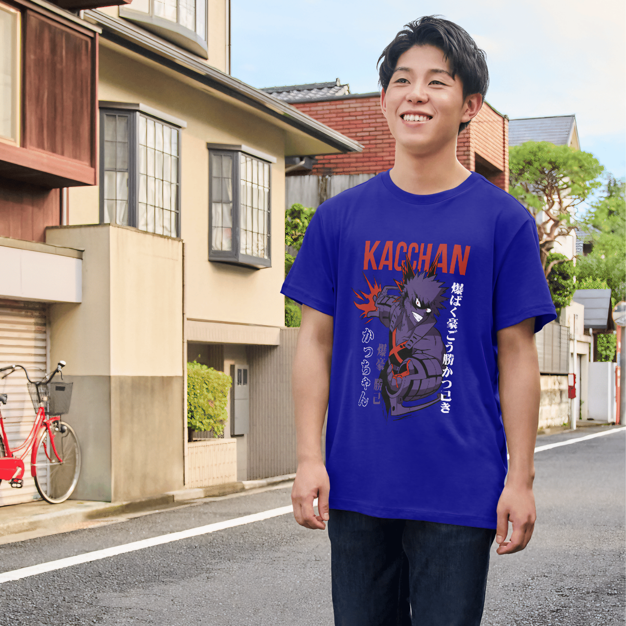 T-shirt Premium My Hero Kacchan