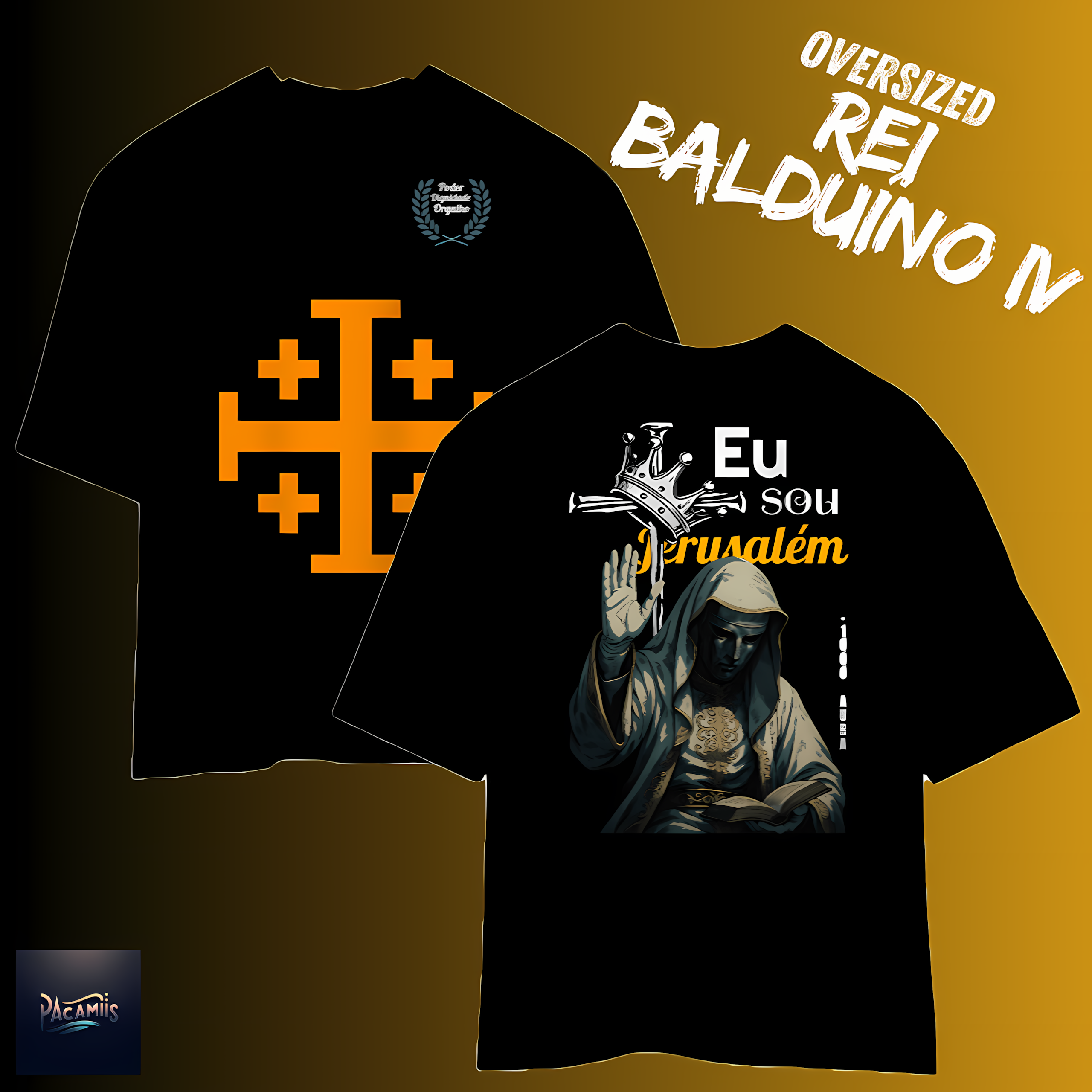 T-shirt Oversized Unissex Premium Balduíno IV