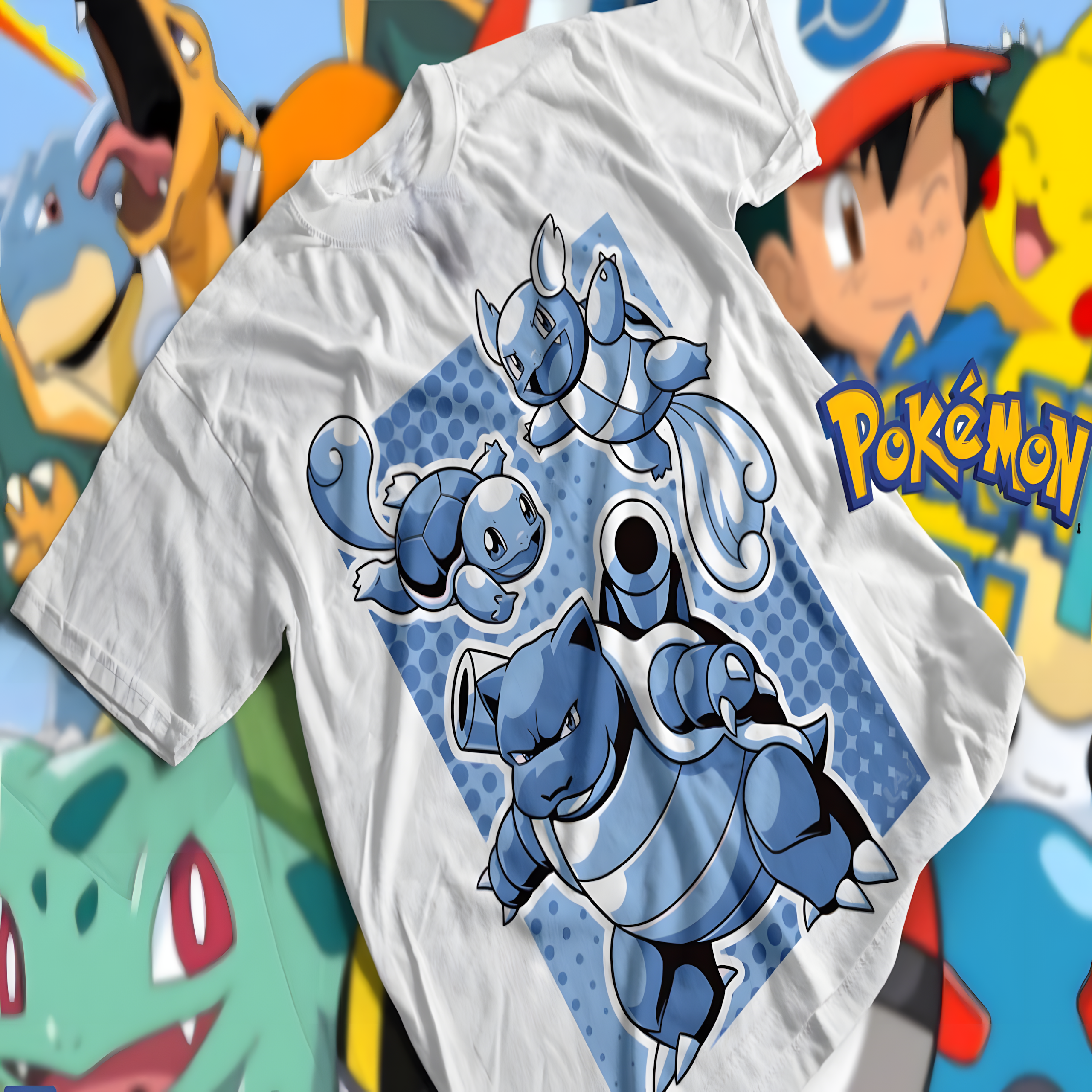 T-shirt Quality Pokémon Blastoise 