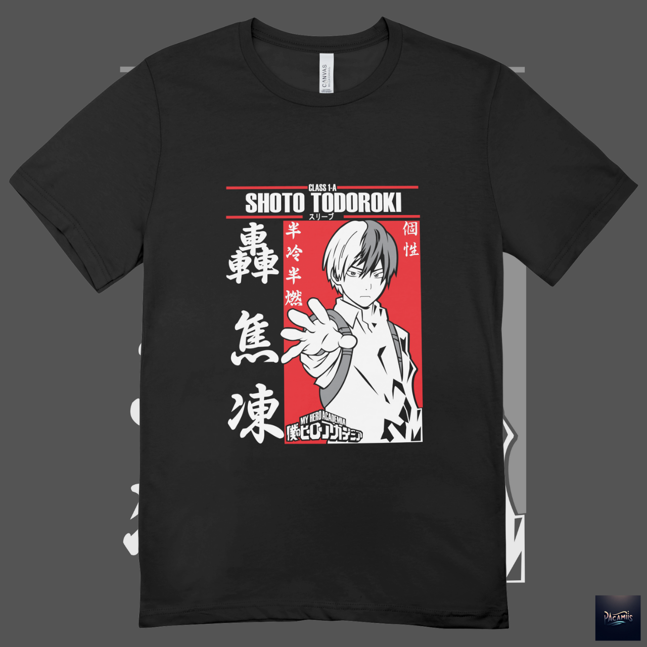 T-shirt Premium My Hero Shoto Todoroki
