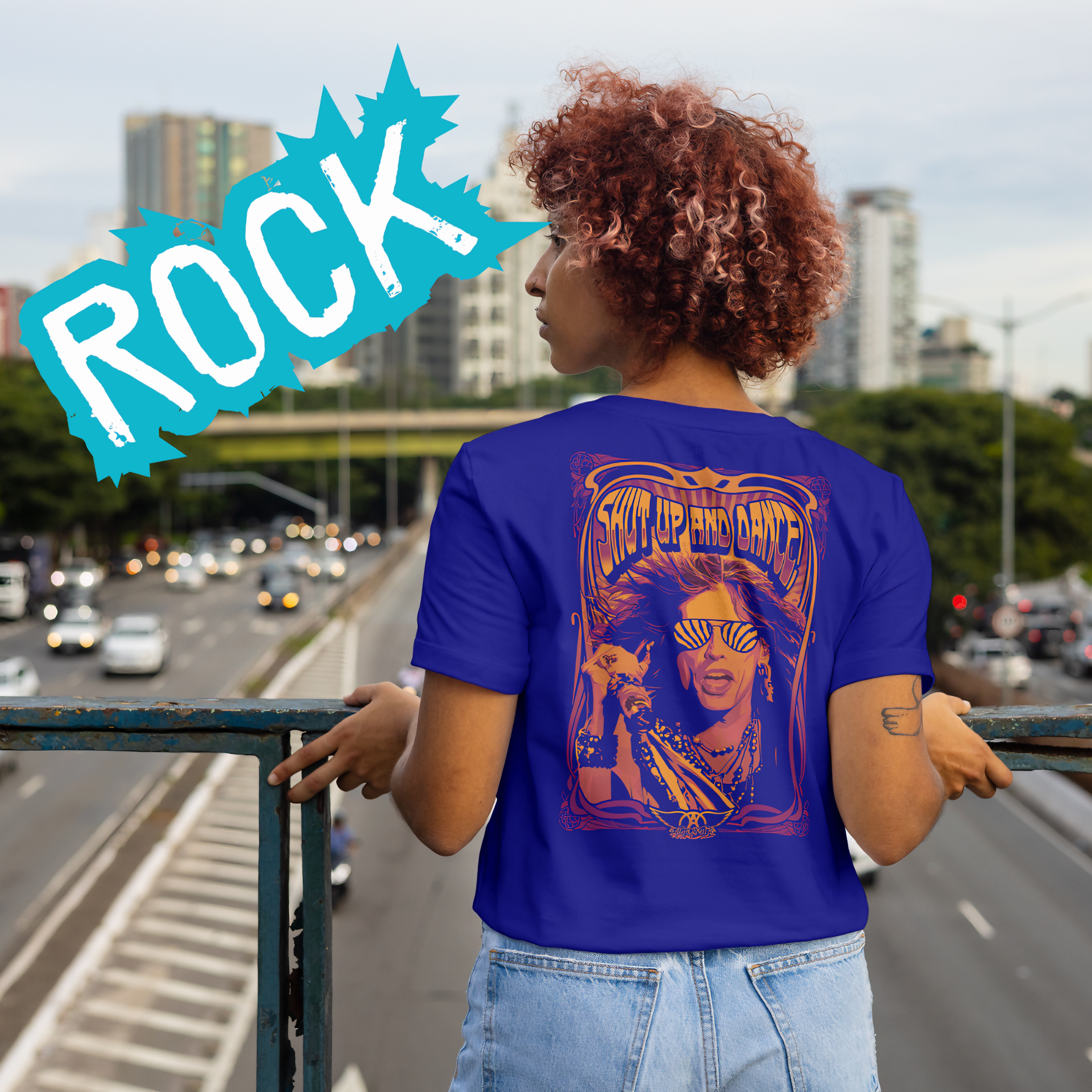 T-shirt Feminino Aerosmith Shut up