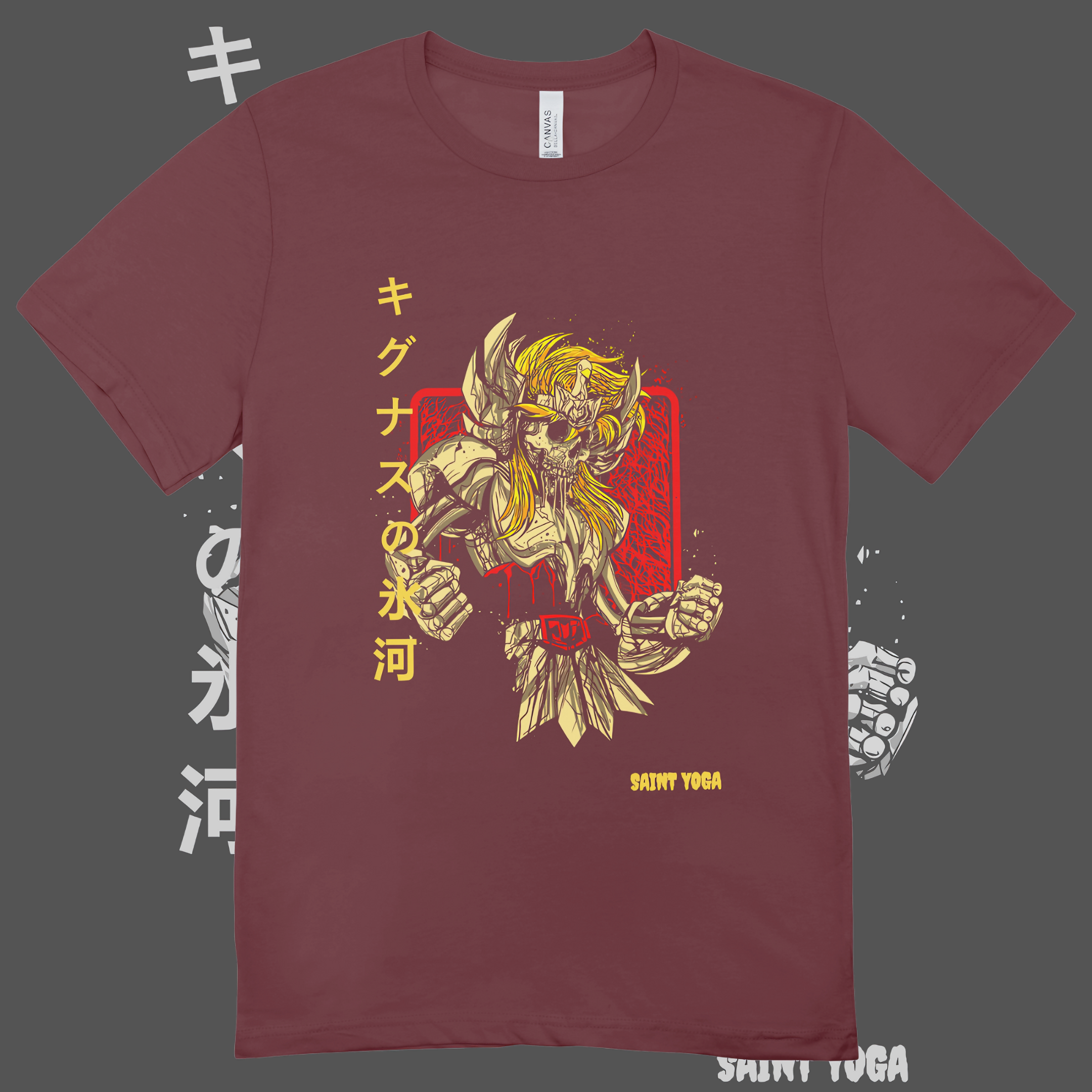 T-shirt CDZ Hyoga de Cisne Caveira