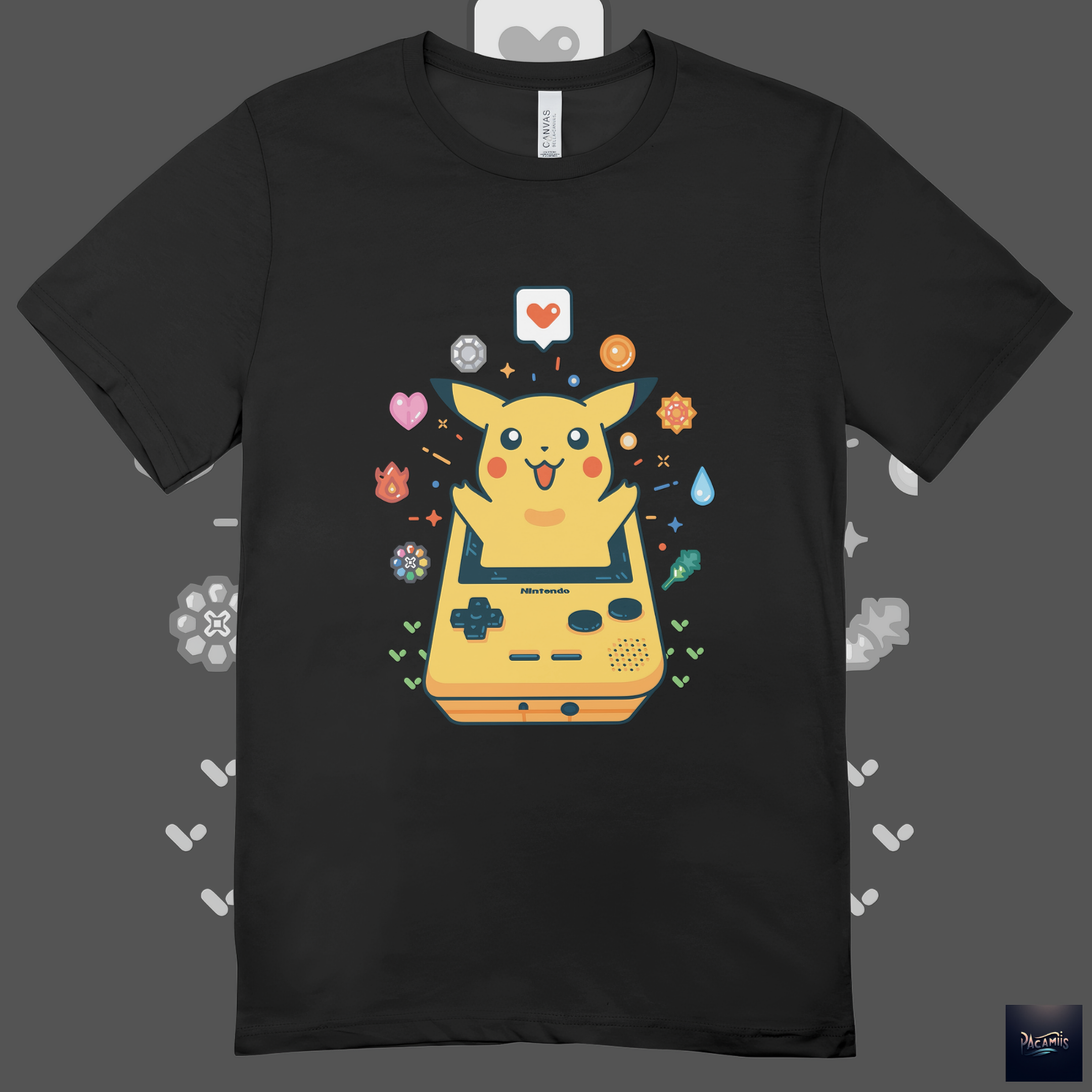 T-shirt Premium Pokémon Pikachu Game