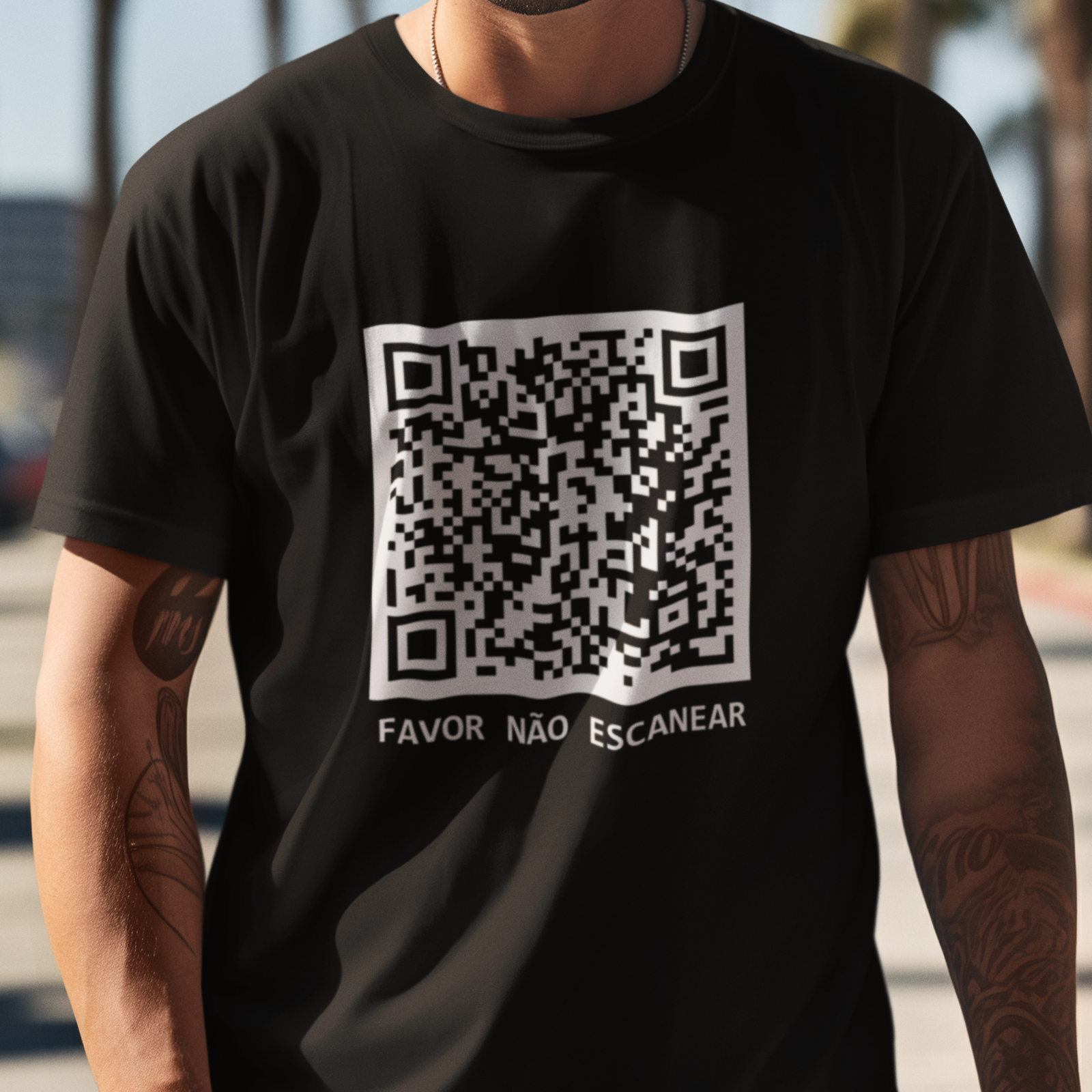 Camiseta QR Code Gemidão