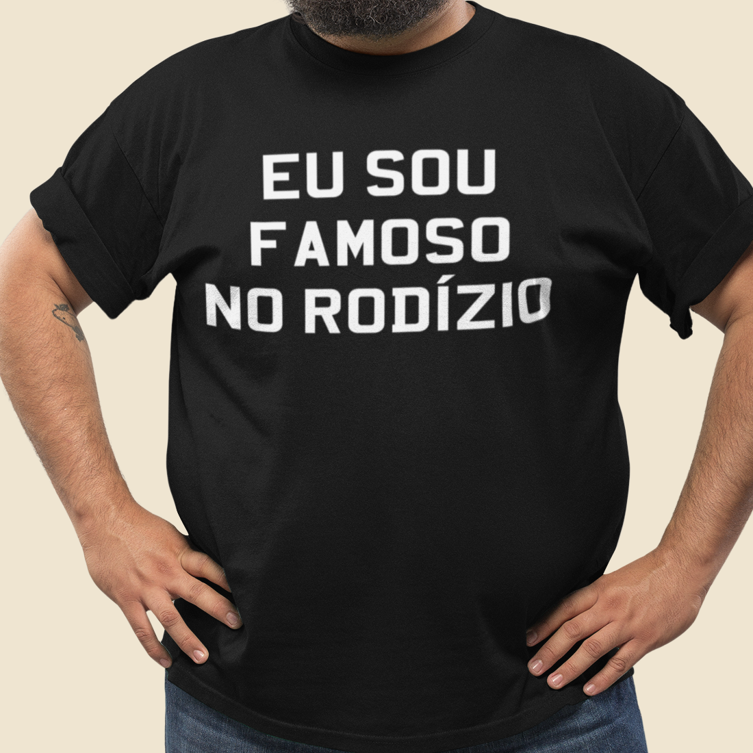 Camiseta Eu Sou Famoso no Rodízio