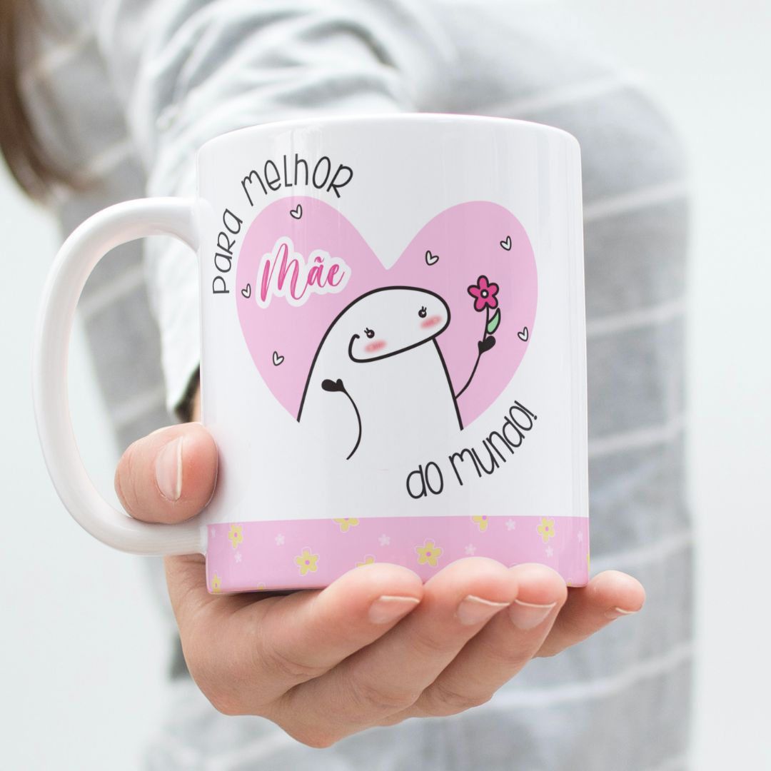 Para a Melhor Mãe do Mundo - Caneca de Porcelana