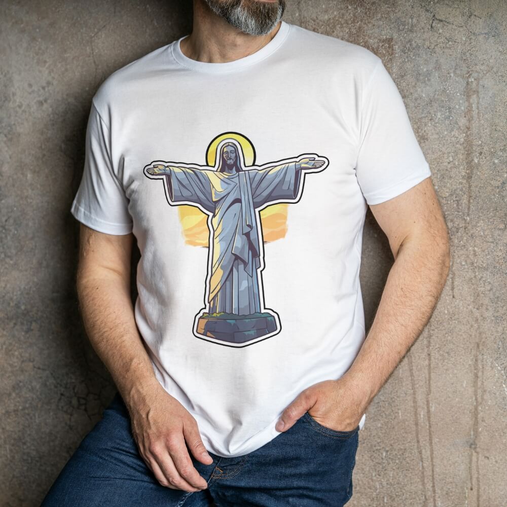 Camisa Cristo Redentor - Jesus Cristo - Camiseta - Unisex - Premium