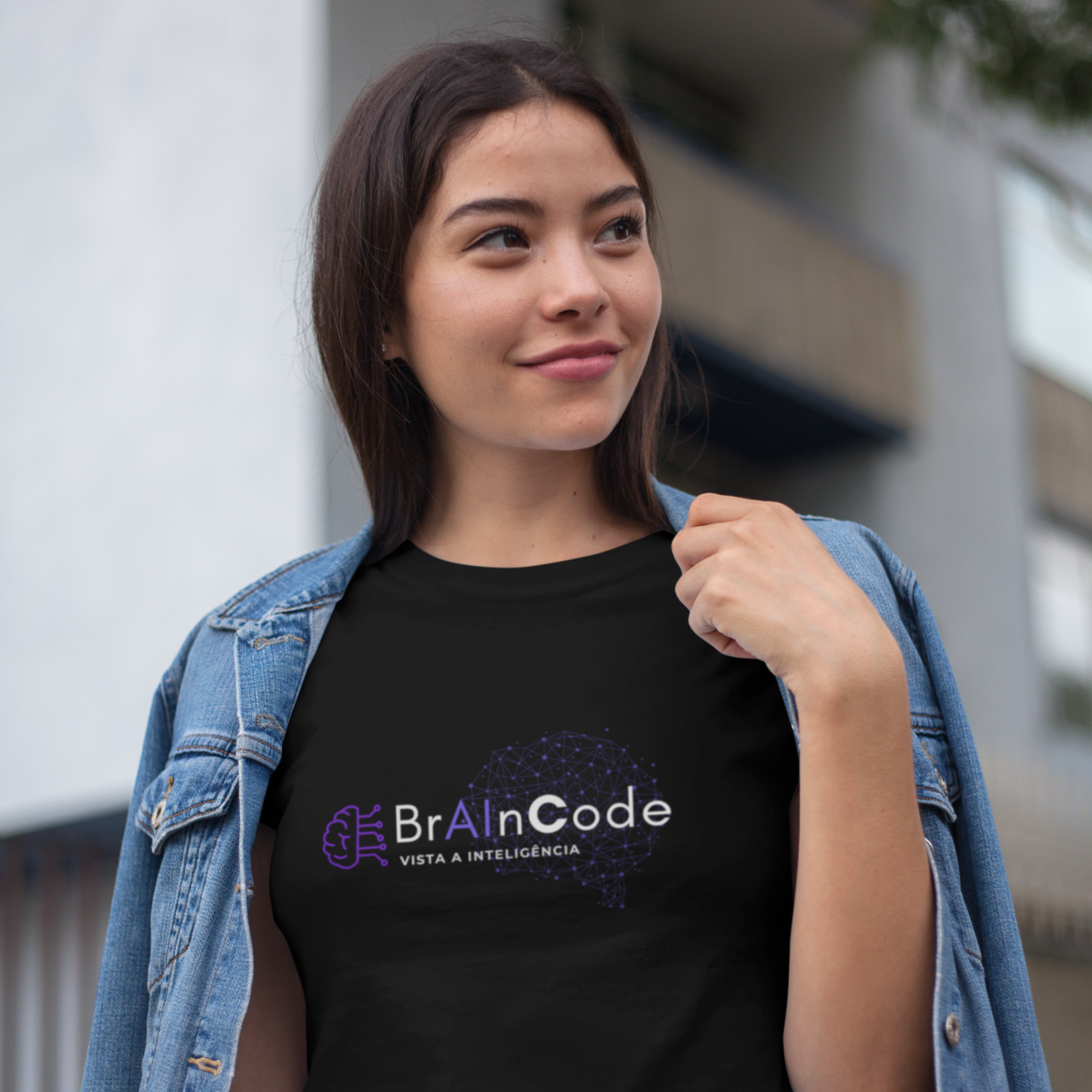 Camiseta Unissex Preta - Braincode
